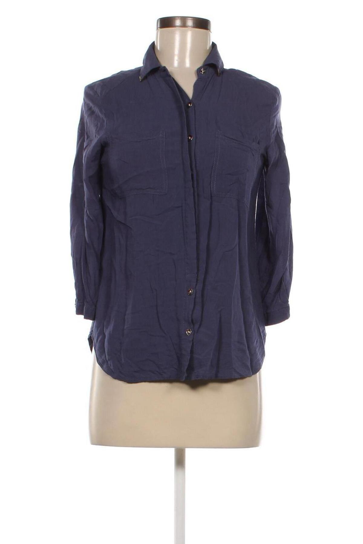 Γυναικείο πουκάμισο ETIC, Μέγεθος XS, Χρώμα Βιολετί, Τιμή 1,68 €