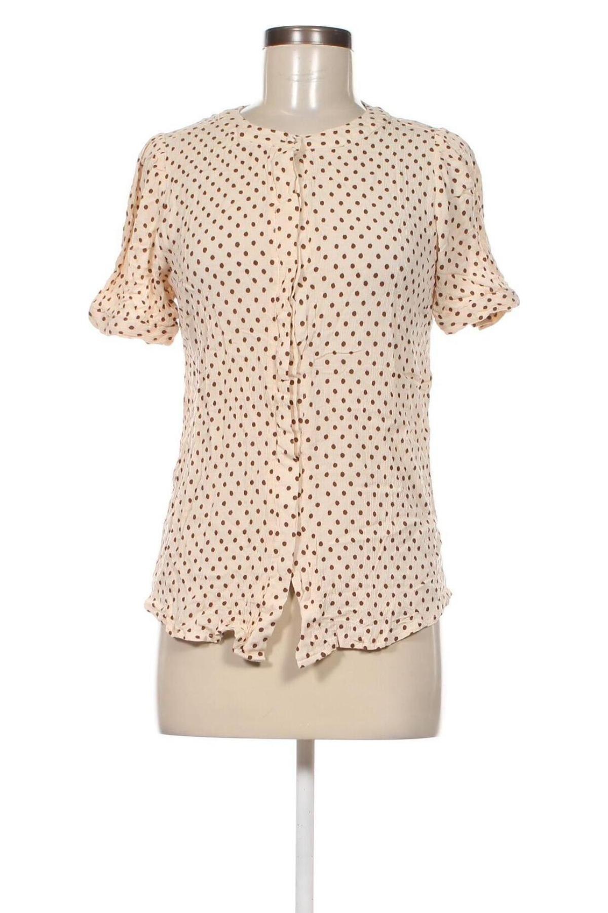 Γυναικείο πουκάμισο Free Quent, Μέγεθος M, Χρώμα  Μπέζ, Τιμή 5,94 €