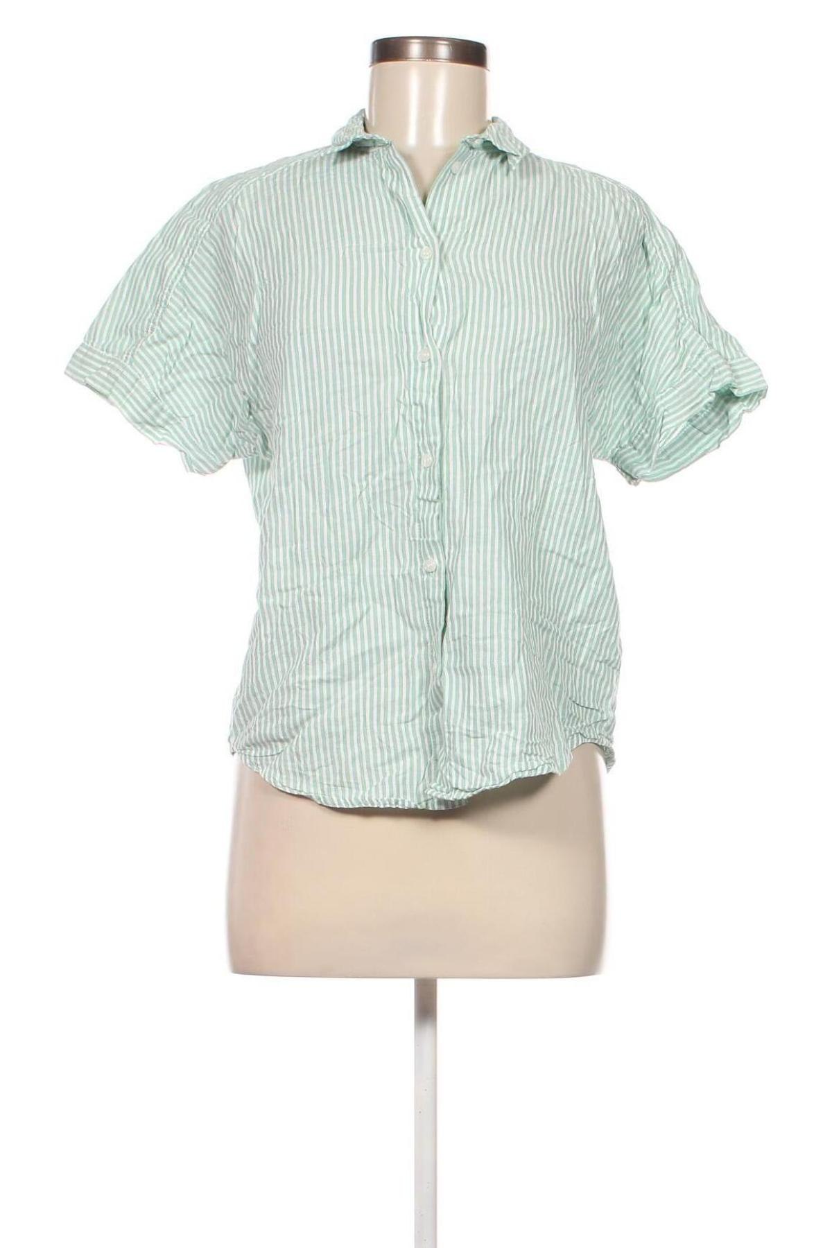 Дамска риза H&M, Размер XS, Цвят Зелен, Цена 5,50 лв.
