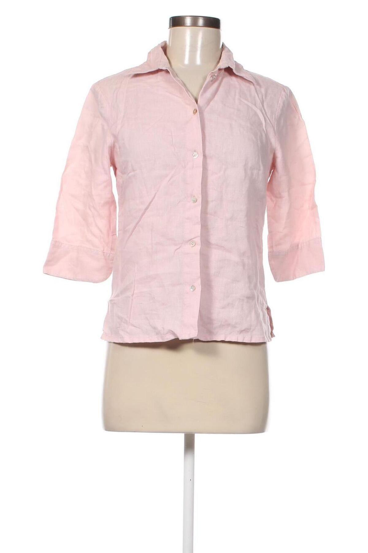 Дамска риза H&M, Размер S, Цвят Розов, Цена 10,00 лв.