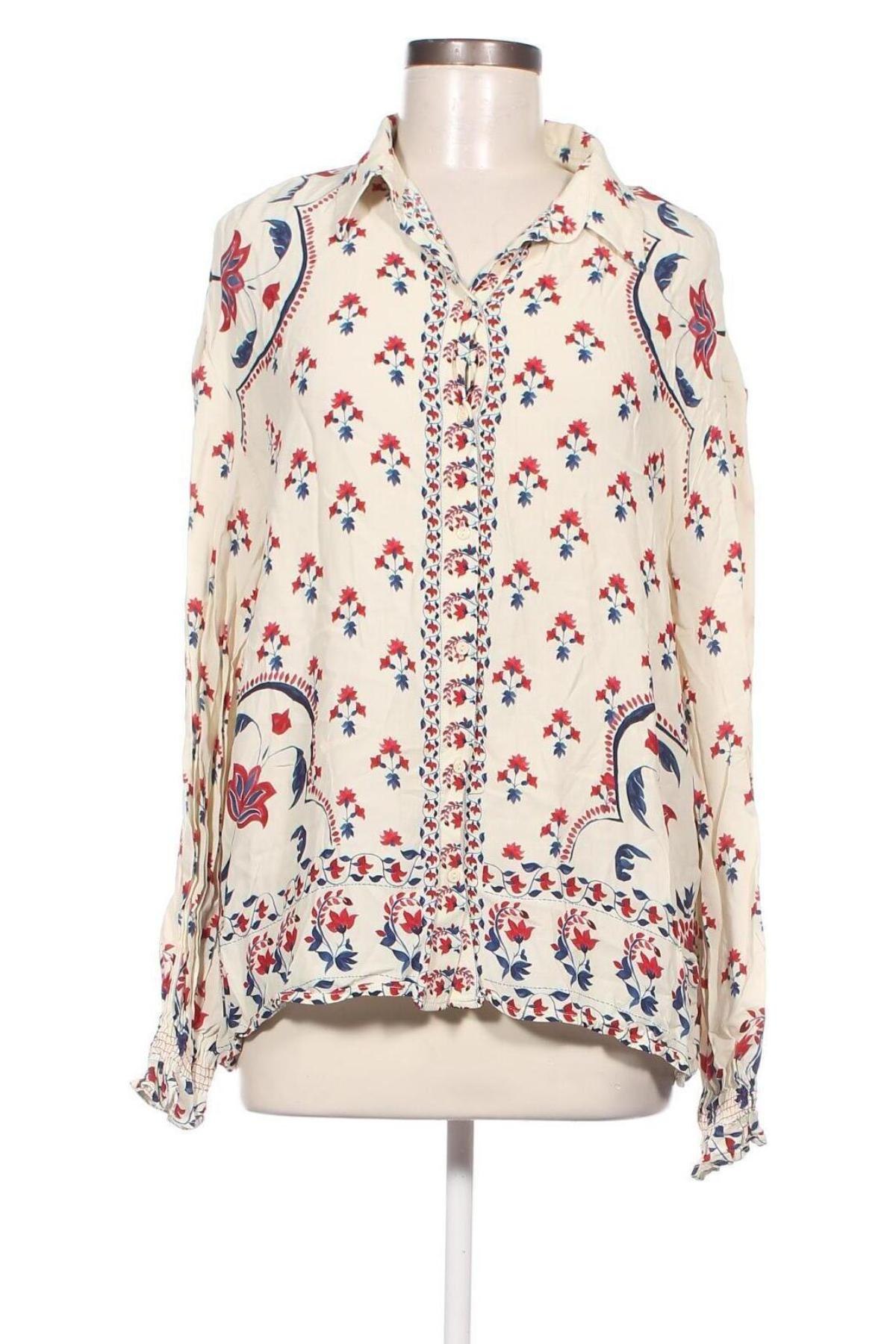 Γυναικείο πουκάμισο H&M, Μέγεθος XL, Χρώμα Εκρού, Τιμή 13,00 €