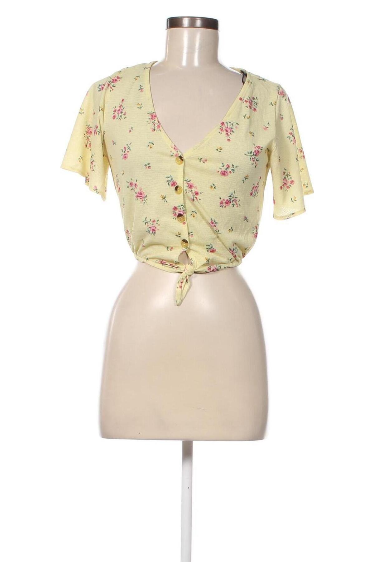 Γυναικείο πουκάμισο H&M Divided, Μέγεθος XS, Χρώμα Κίτρινο, Τιμή 3,40 €