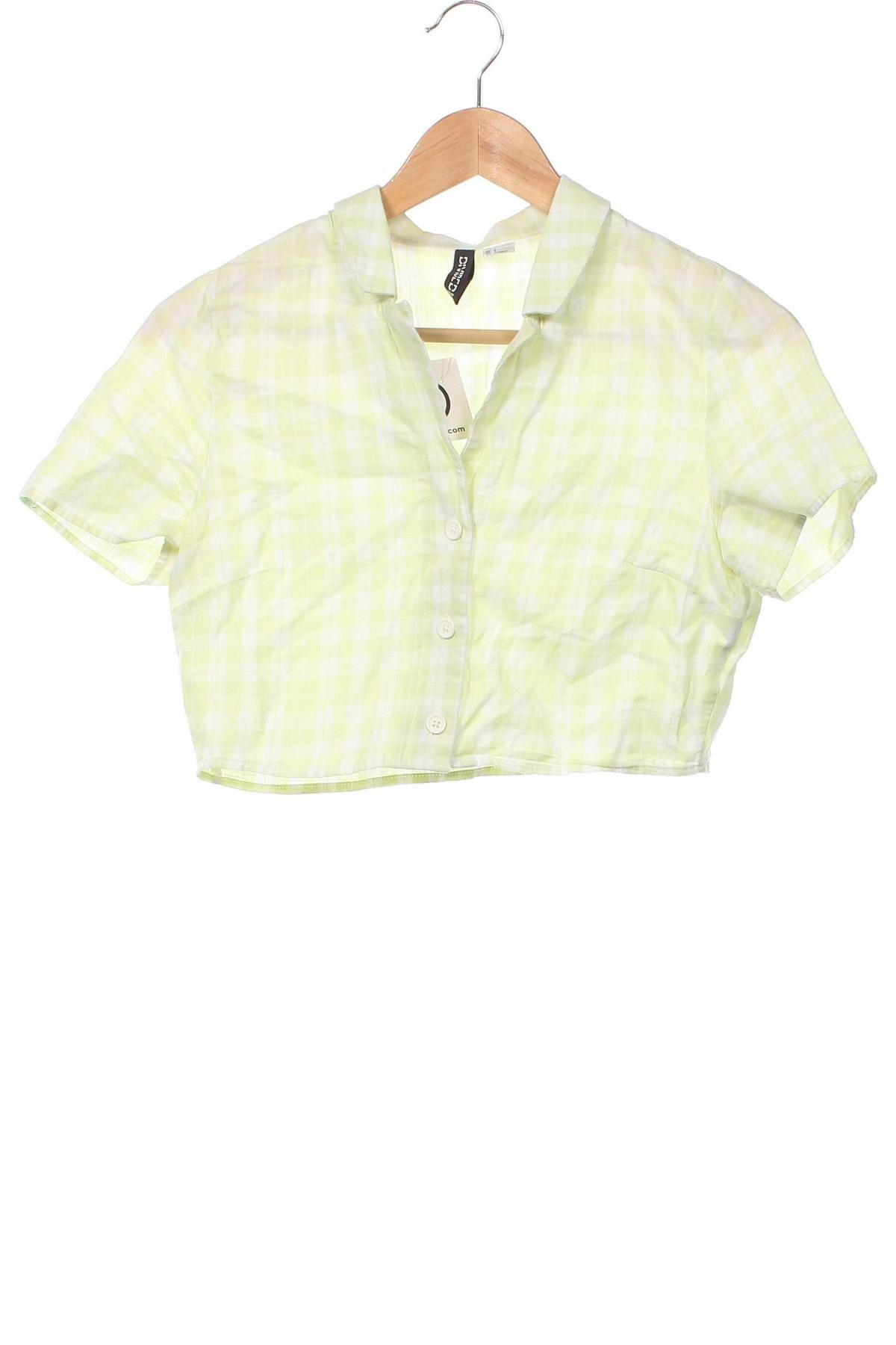 Γυναικείο πουκάμισο H&M Divided, Μέγεθος S, Χρώμα Πράσινο, Τιμή 6,18 €