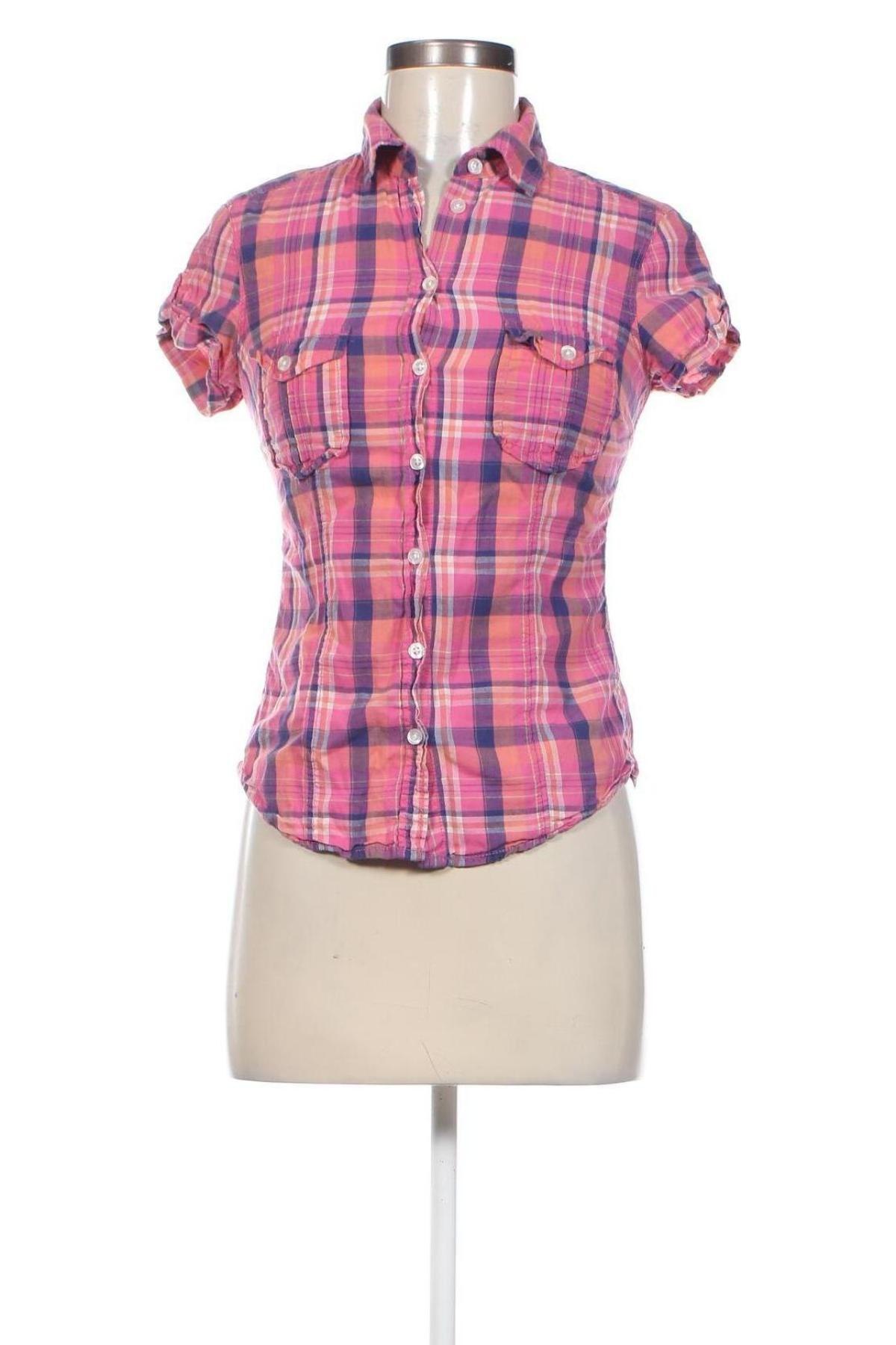 Γυναικείο πουκάμισο H&M L.O.G.G., Μέγεθος XS, Χρώμα Πολύχρωμο, Τιμή 5,46 €