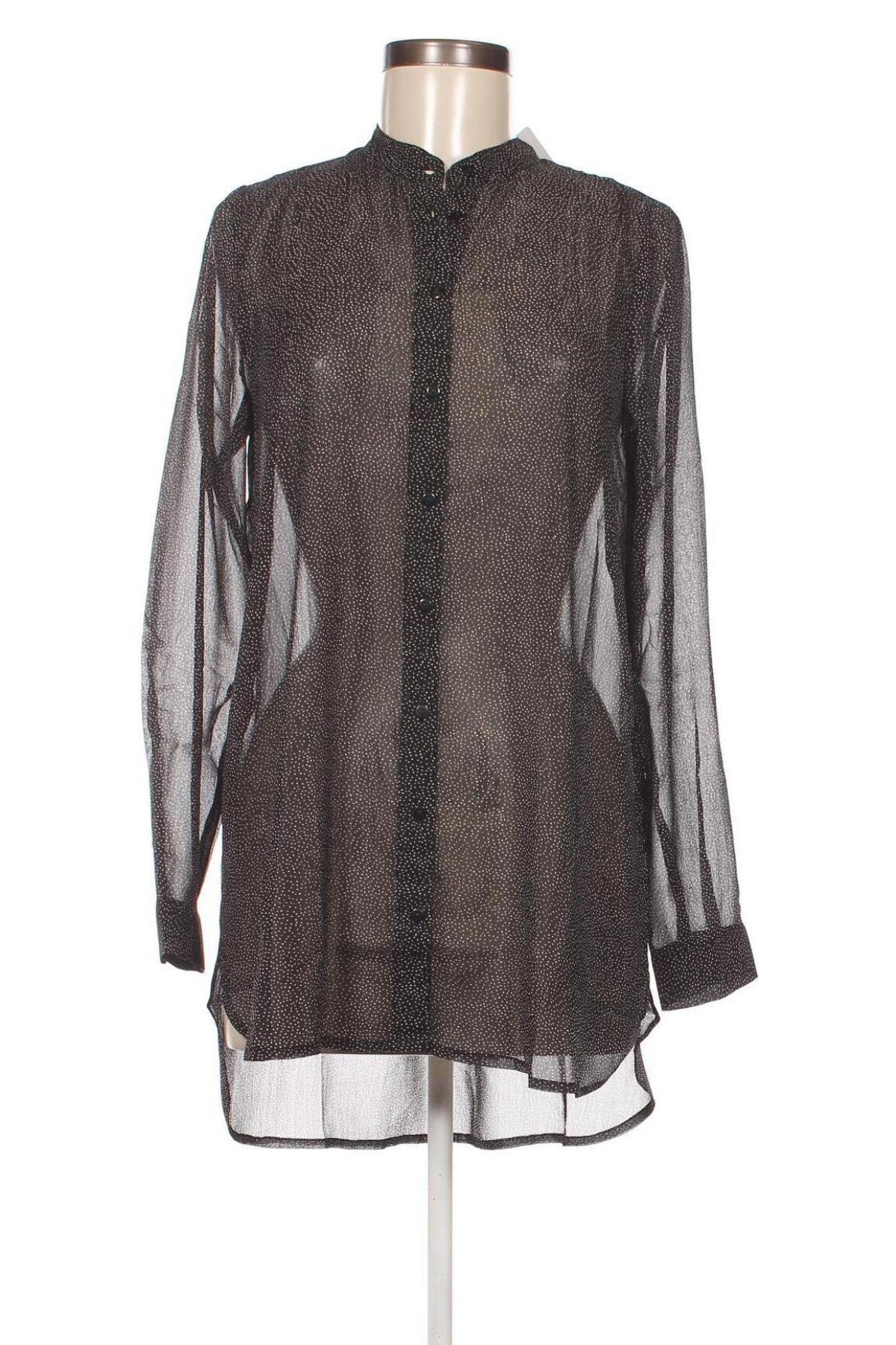 Γυναικείο πουκάμισο Ichi, Μέγεθος XS, Χρώμα Μαύρο, Τιμή 5,57 €