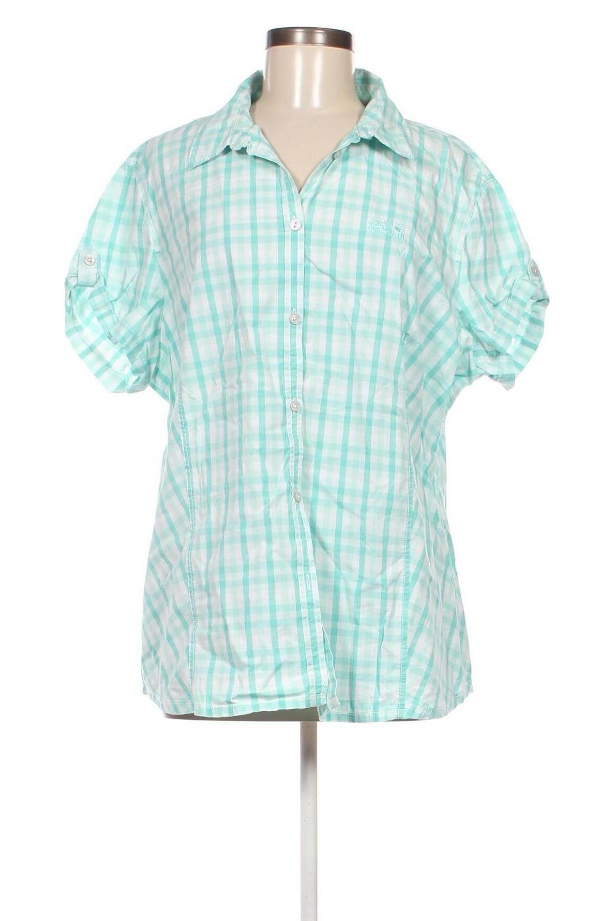 Дамска риза Jack Wolfskin, Размер XXL, Цвят Зелен, Цена 34,00 лв.