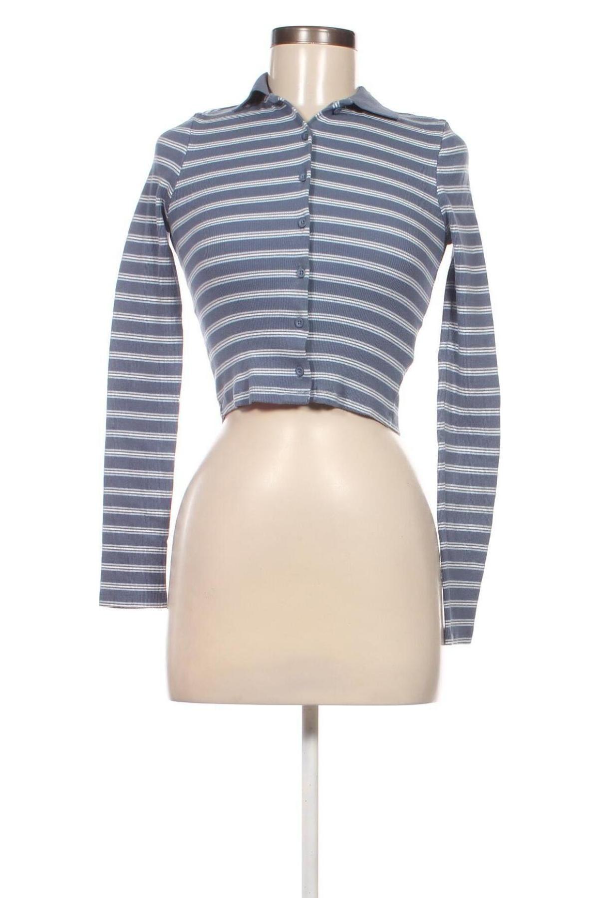 Γυναικείο πουκάμισο Jennyfer, Μέγεθος XS, Χρώμα Μπλέ, Τιμή 6,19 €