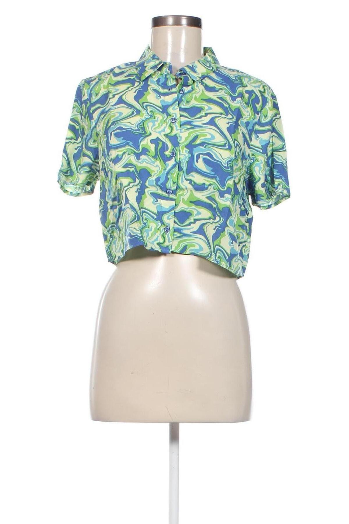 Γυναικείο πουκάμισο Jennyfer, Μέγεθος M, Χρώμα Πολύχρωμο, Τιμή 5,16 €