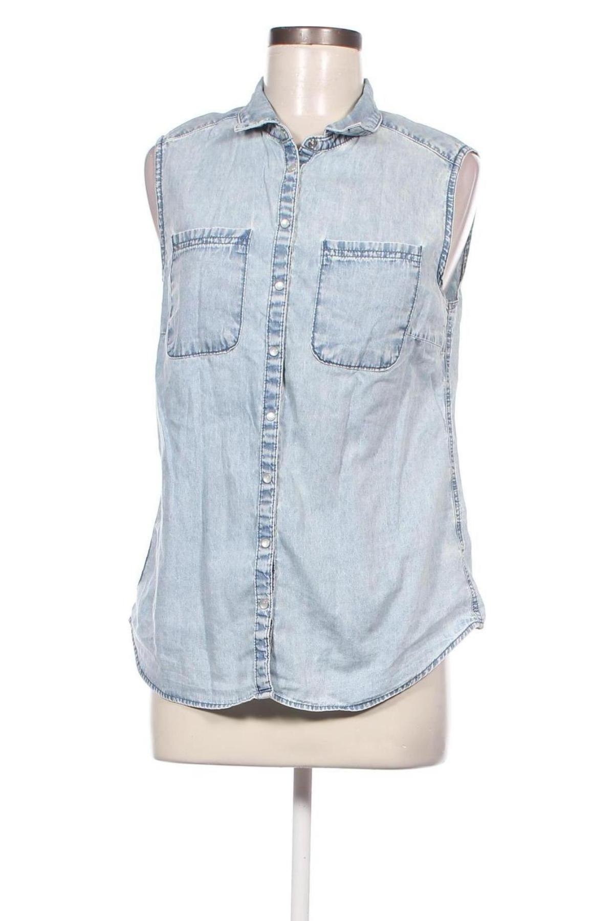 Γυναικείο πουκάμισο Jennyfer, Μέγεθος M, Χρώμα Μπλέ, Τιμή 5,59 €