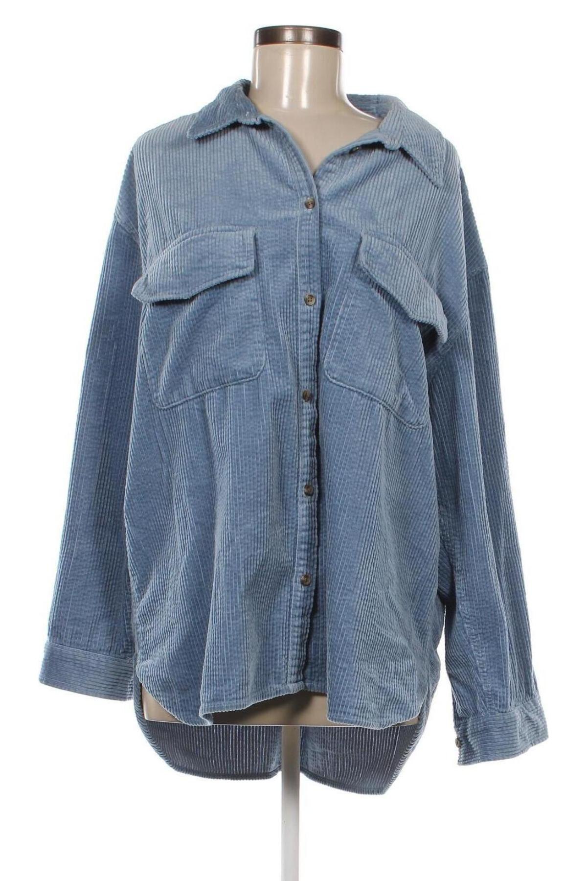 Γυναικείο πουκάμισο KappAhl, Μέγεθος XL, Χρώμα Μπλέ, Τιμή 12,62 €