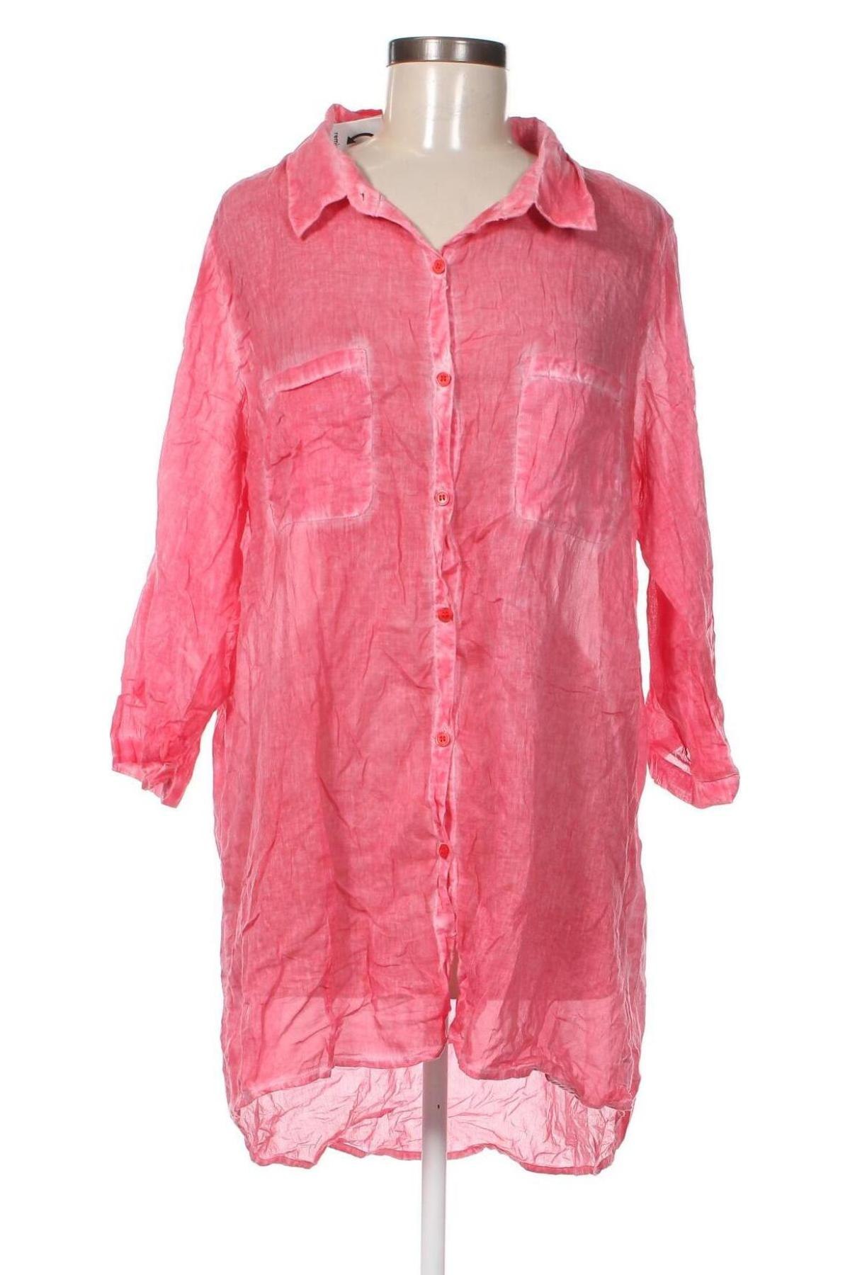 Γυναικείο πουκάμισο LIVERA, Μέγεθος L, Χρώμα Ρόζ , Τιμή 8,46 €