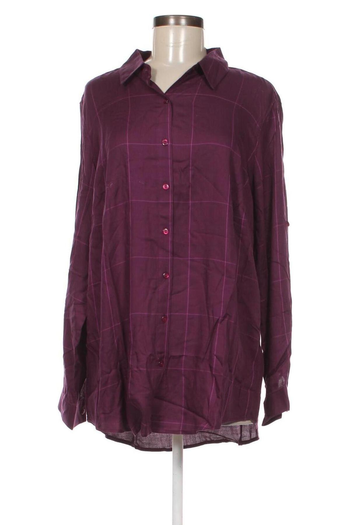 Γυναικείο πουκάμισο Lascana, Μέγεθος XL, Χρώμα Βιολετί, Τιμή 12,37 €