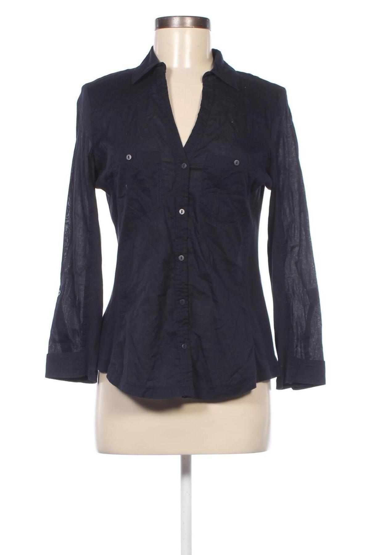 Γυναικείο πουκάμισο Mango, Μέγεθος XL, Χρώμα Μπλέ, Τιμή 33,40 €