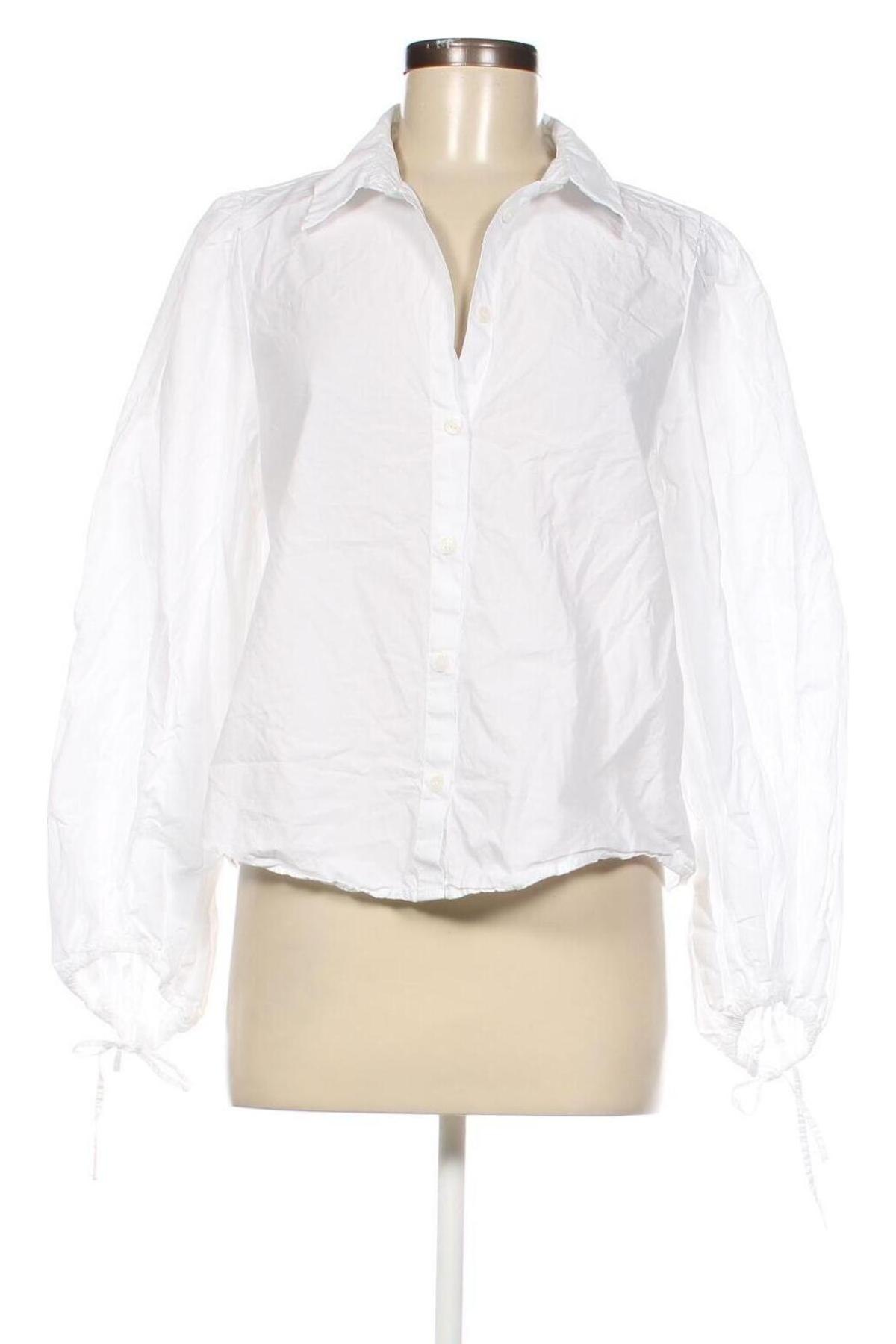 Дамска риза Monki, Размер M, Цвят Бял, Цена 49,00 лв.