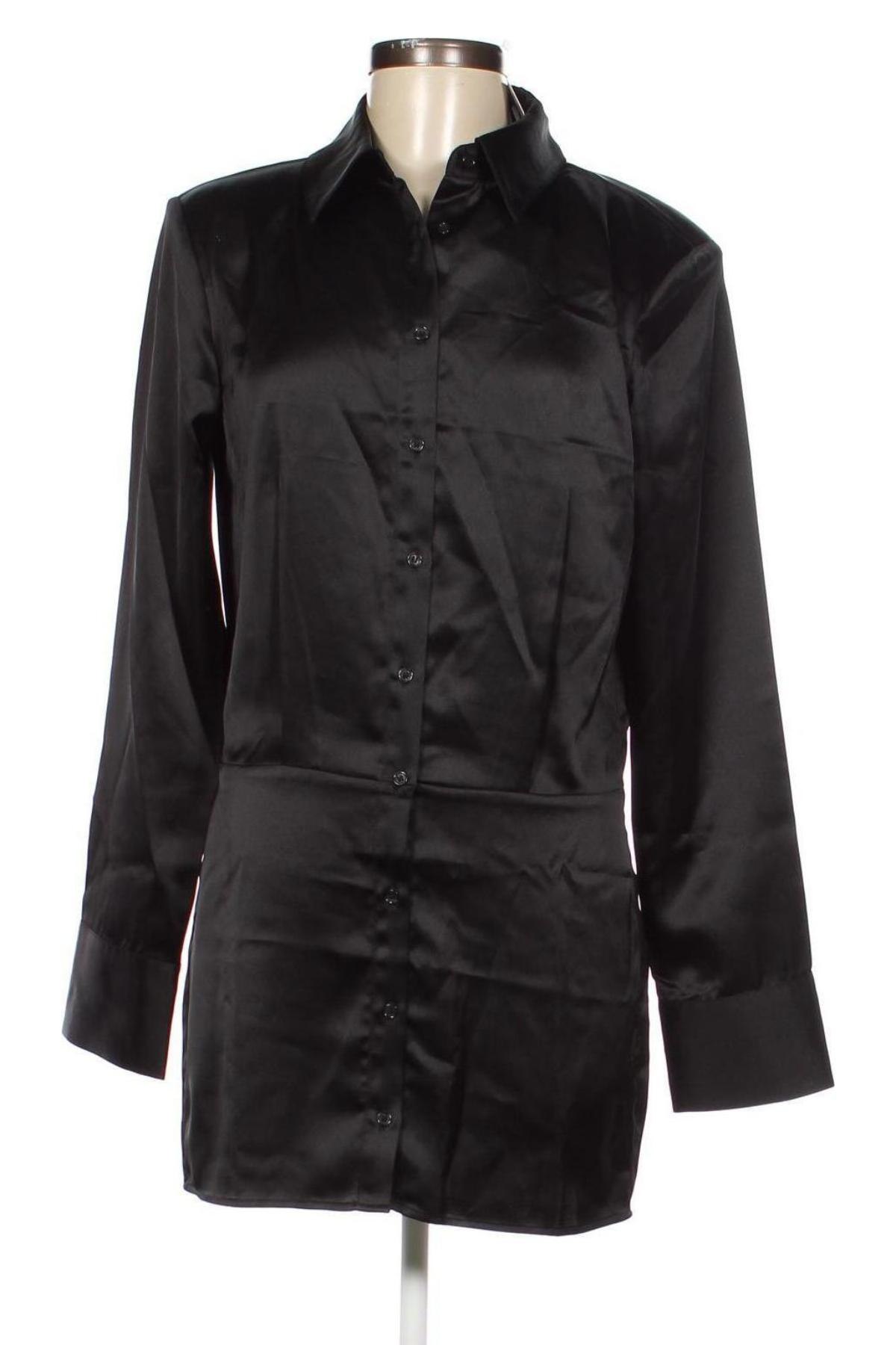 Γυναικείο πουκάμισο NA-KD, Μέγεθος S, Χρώμα Μαύρο, Τιμή 8,91 €