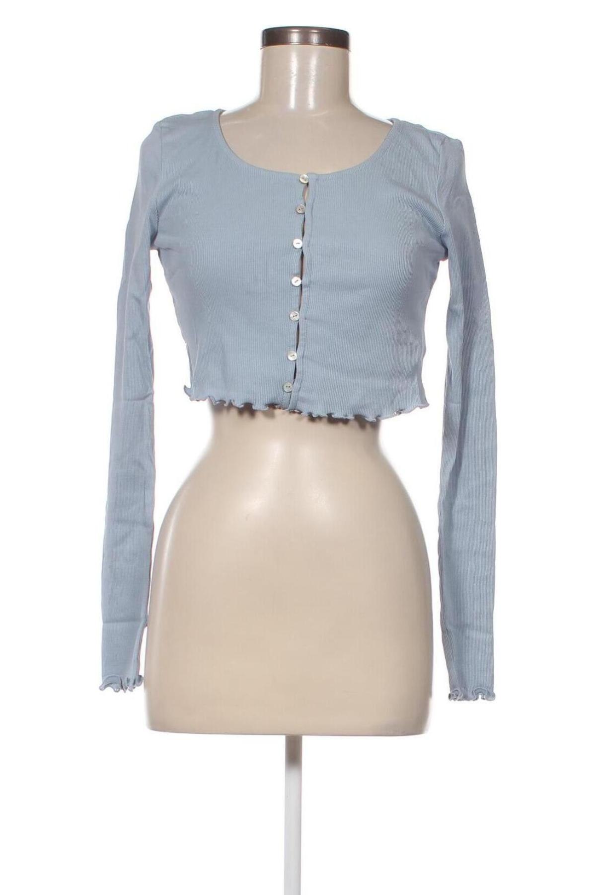 Γυναικείο πουκάμισο NA-KD, Μέγεθος M, Χρώμα Μπλέ, Τιμή 5,57 €