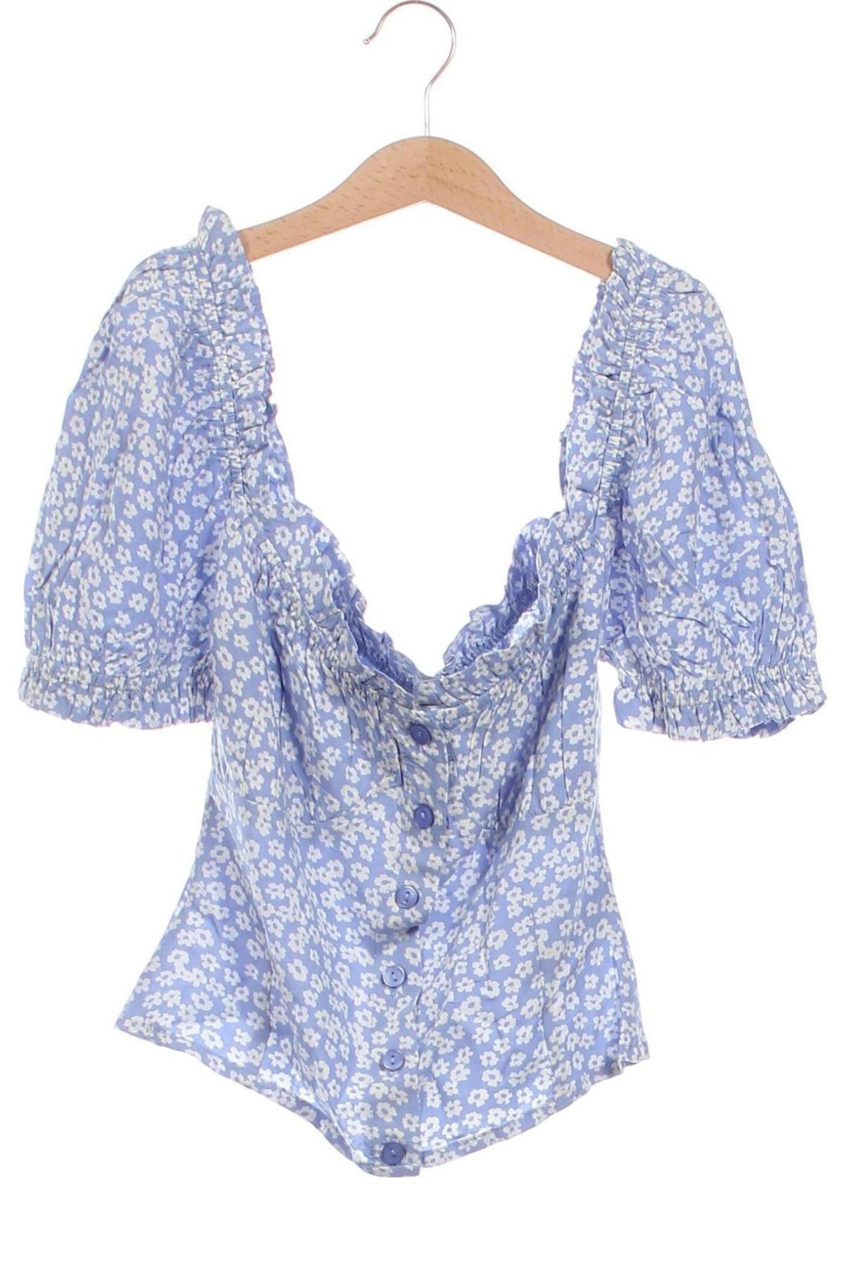 Γυναικείο πουκάμισο Nly Trend, Μέγεθος XXS, Χρώμα Πολύχρωμο, Τιμή 9,07 €