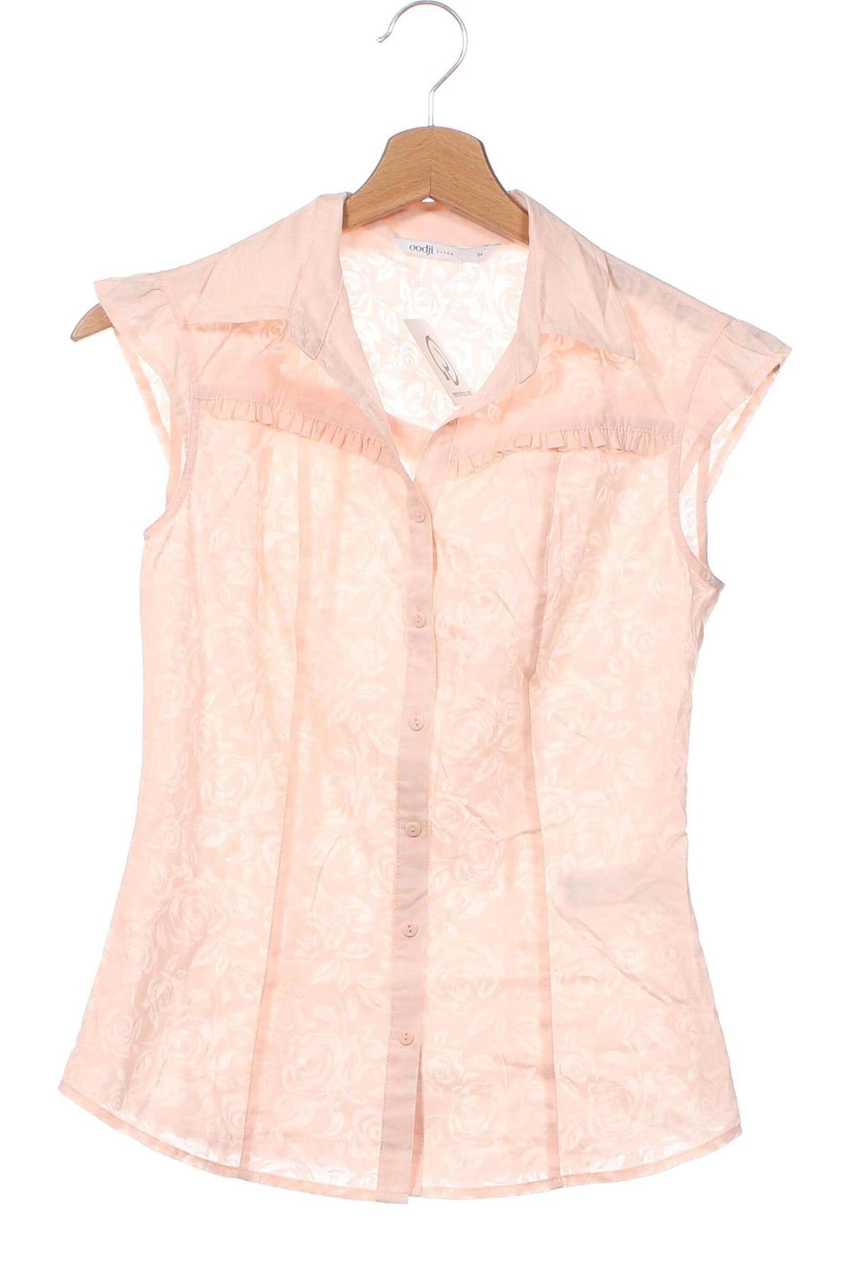 Γυναικείο πουκάμισο Oodji, Μέγεθος XS, Χρώμα Ρόζ , Τιμή 2,78 €