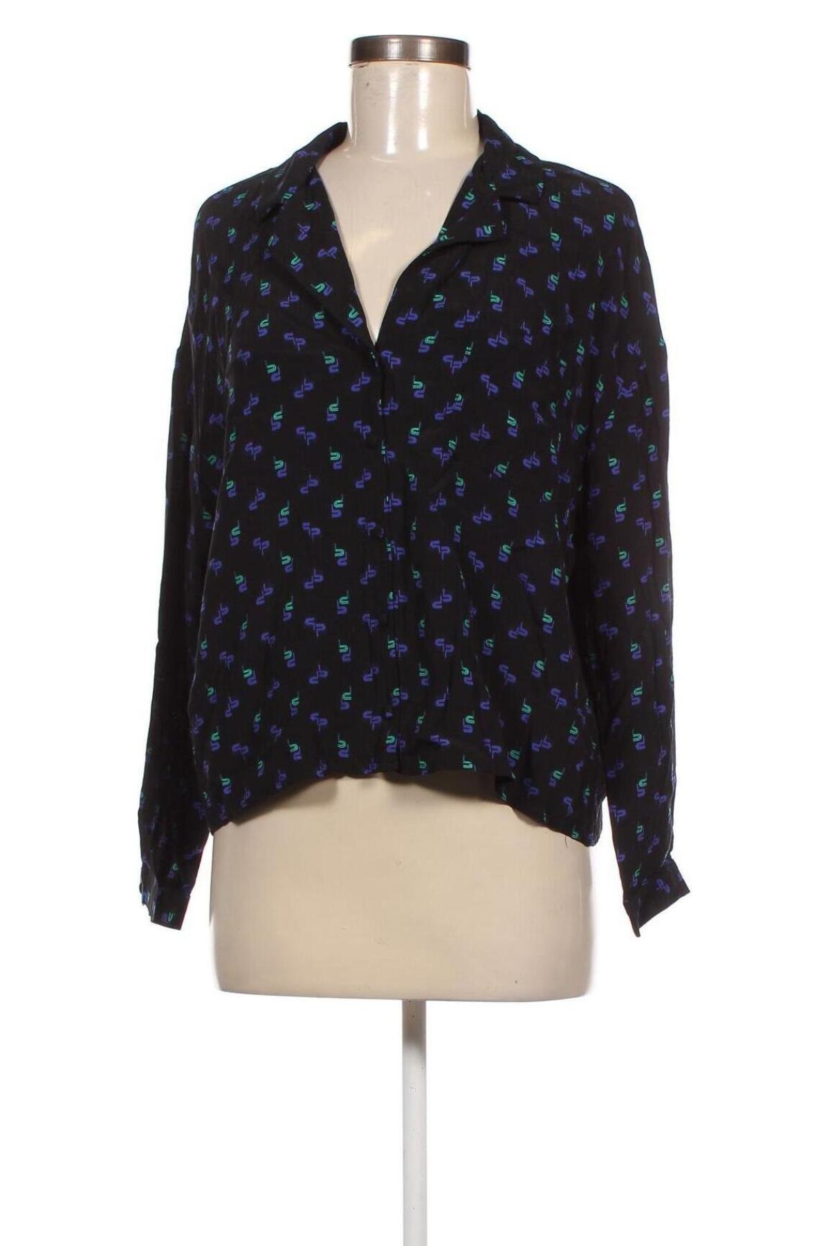 Γυναικείο πουκάμισο Promod, Μέγεθος S, Χρώμα Μαύρο, Τιμή 6,31 €
