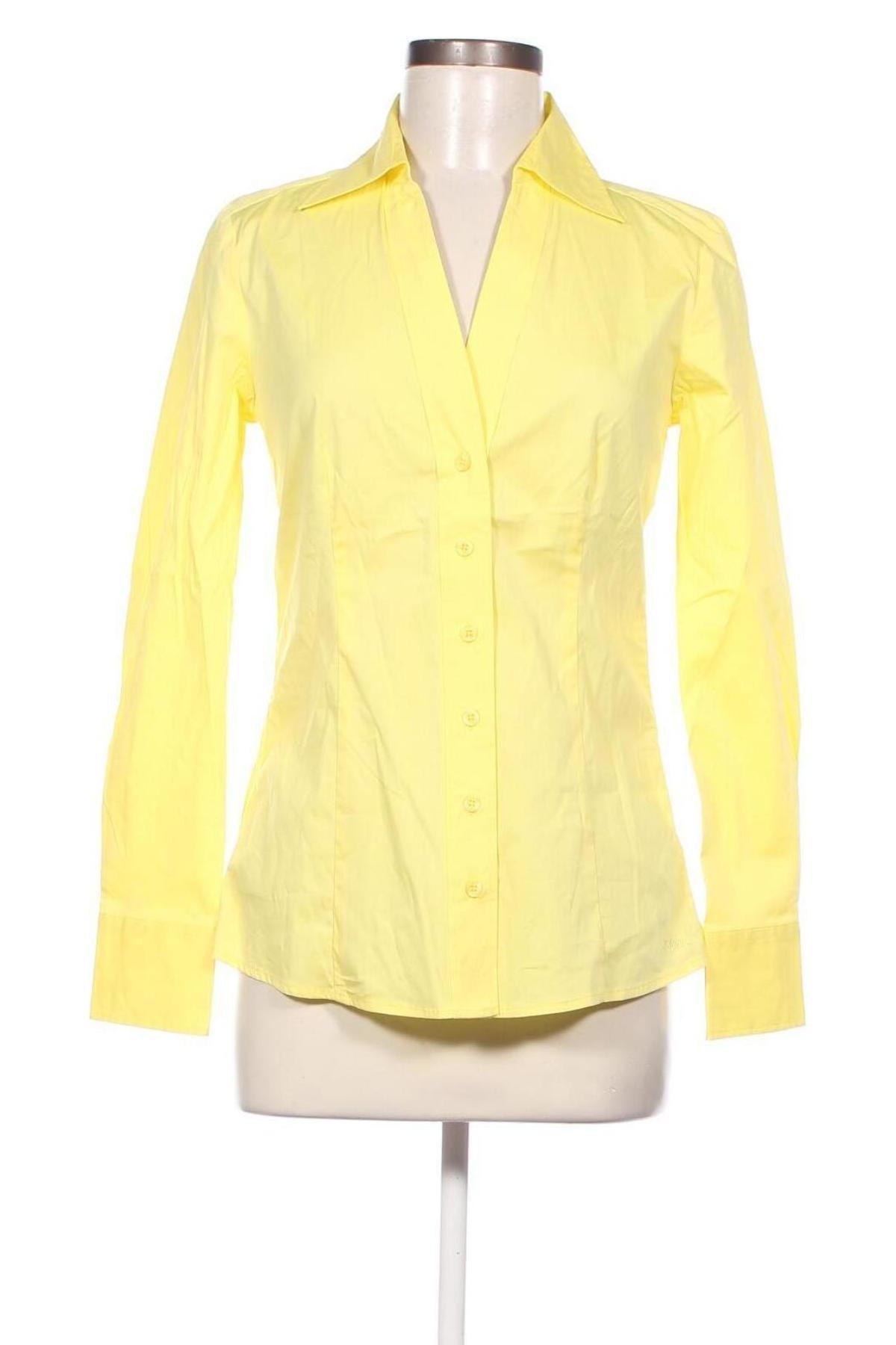 Γυναικείο πουκάμισο S.Oliver, Μέγεθος M, Χρώμα Κίτρινο, Τιμή 37,00 €