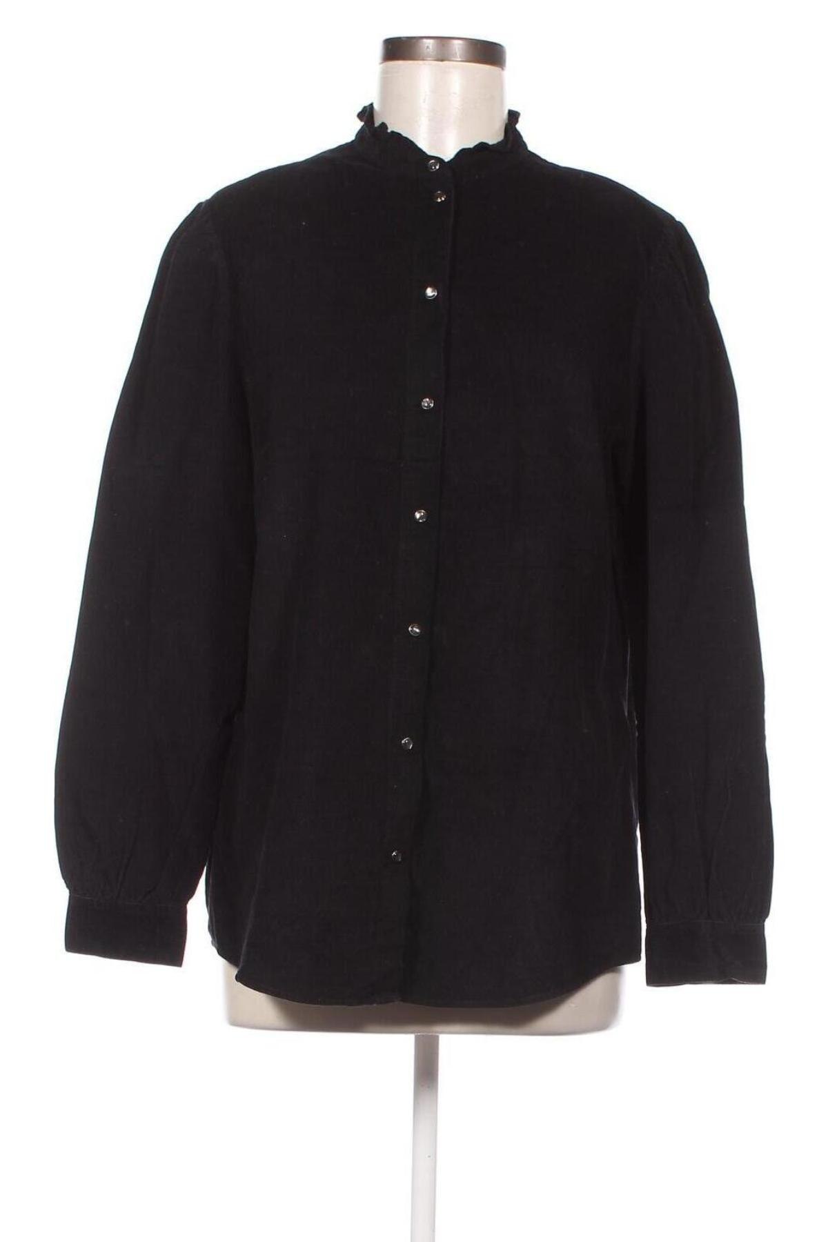 Γυναικείο πουκάμισο S.Oliver, Μέγεθος M, Χρώμα Μαύρο, Τιμή 3,06 €