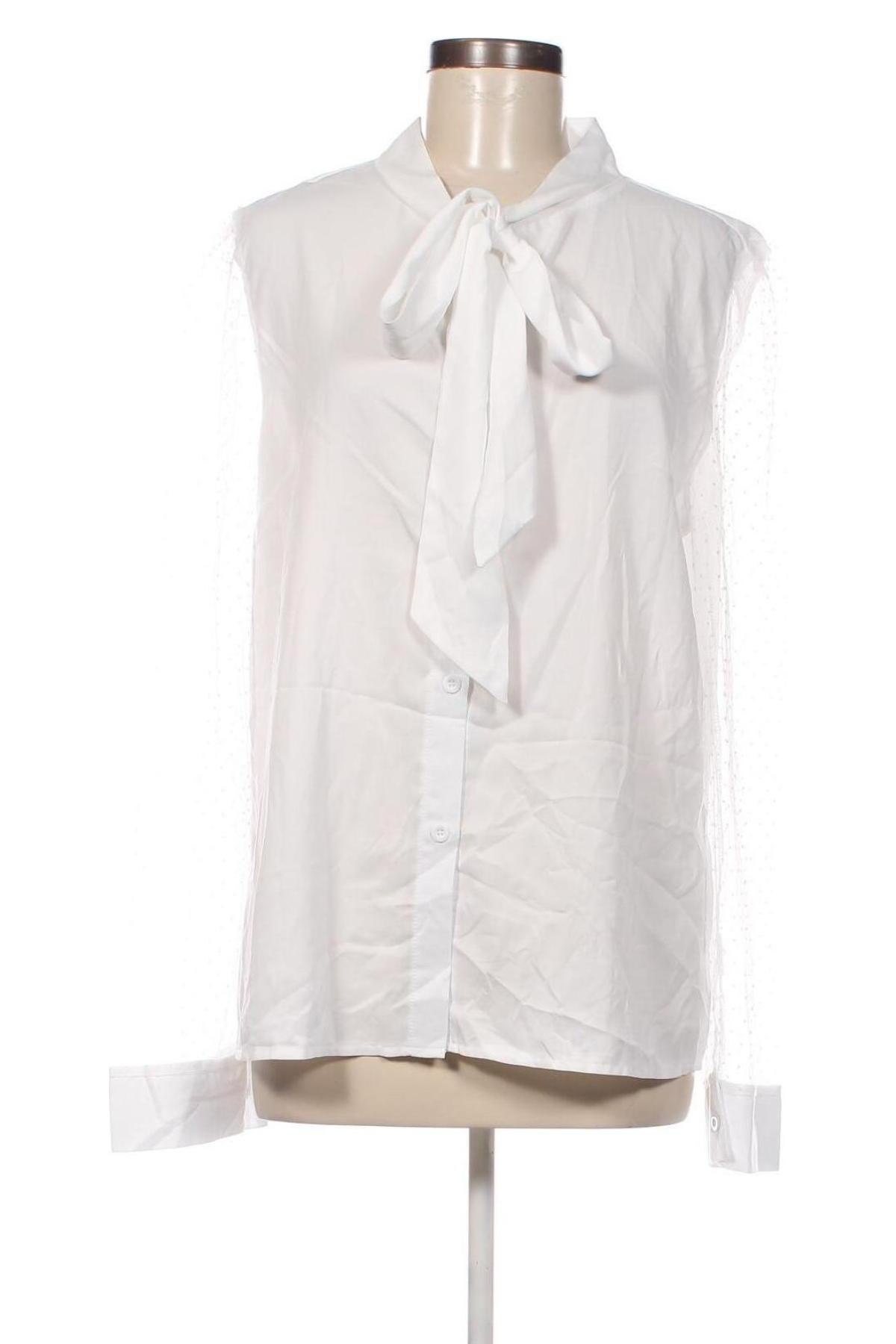 Дамска риза SHEIN, Размер L, Цвят Бял, Цена 14,25 лв.