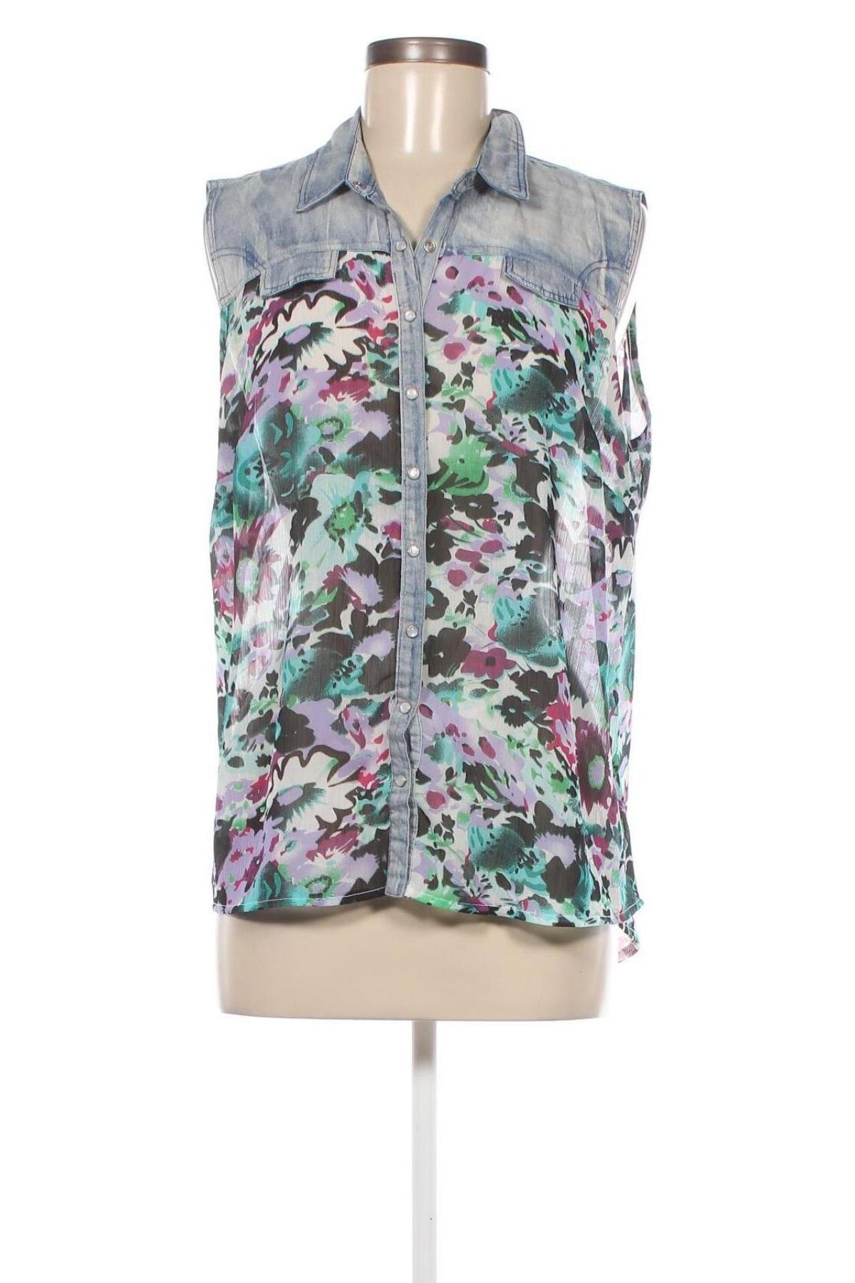 Γυναικείο πουκάμισο Sheego, Μέγεθος XL, Χρώμα Πολύχρωμο, Τιμή 5,94 €