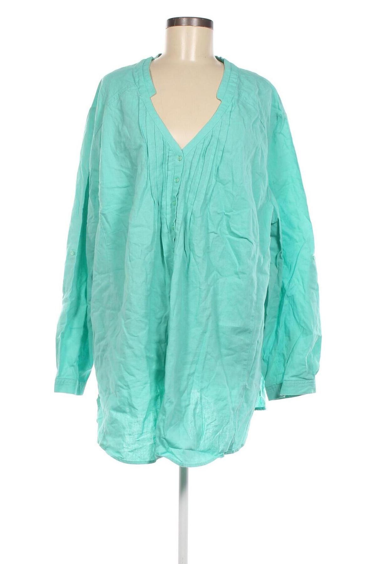 Dámska košeľa  Sheego, Veľkosť 5XL, Farba Modrá, Cena  40,82 €