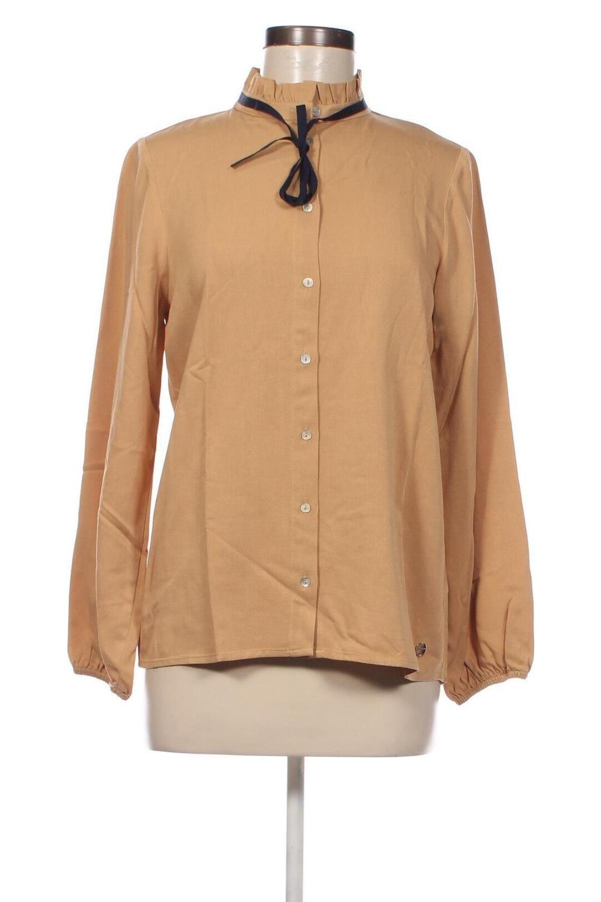 Γυναικείο πουκάμισο Tamaris, Μέγεθος S, Χρώμα  Μπέζ, Τιμή 37,11 €