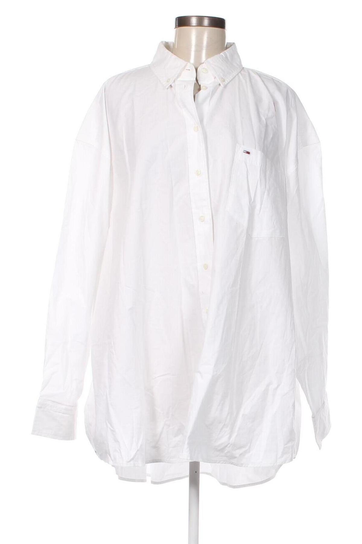 Damenbluse Tommy Jeans, Größe XL, Farbe Weiß, Preis 77,32 €
