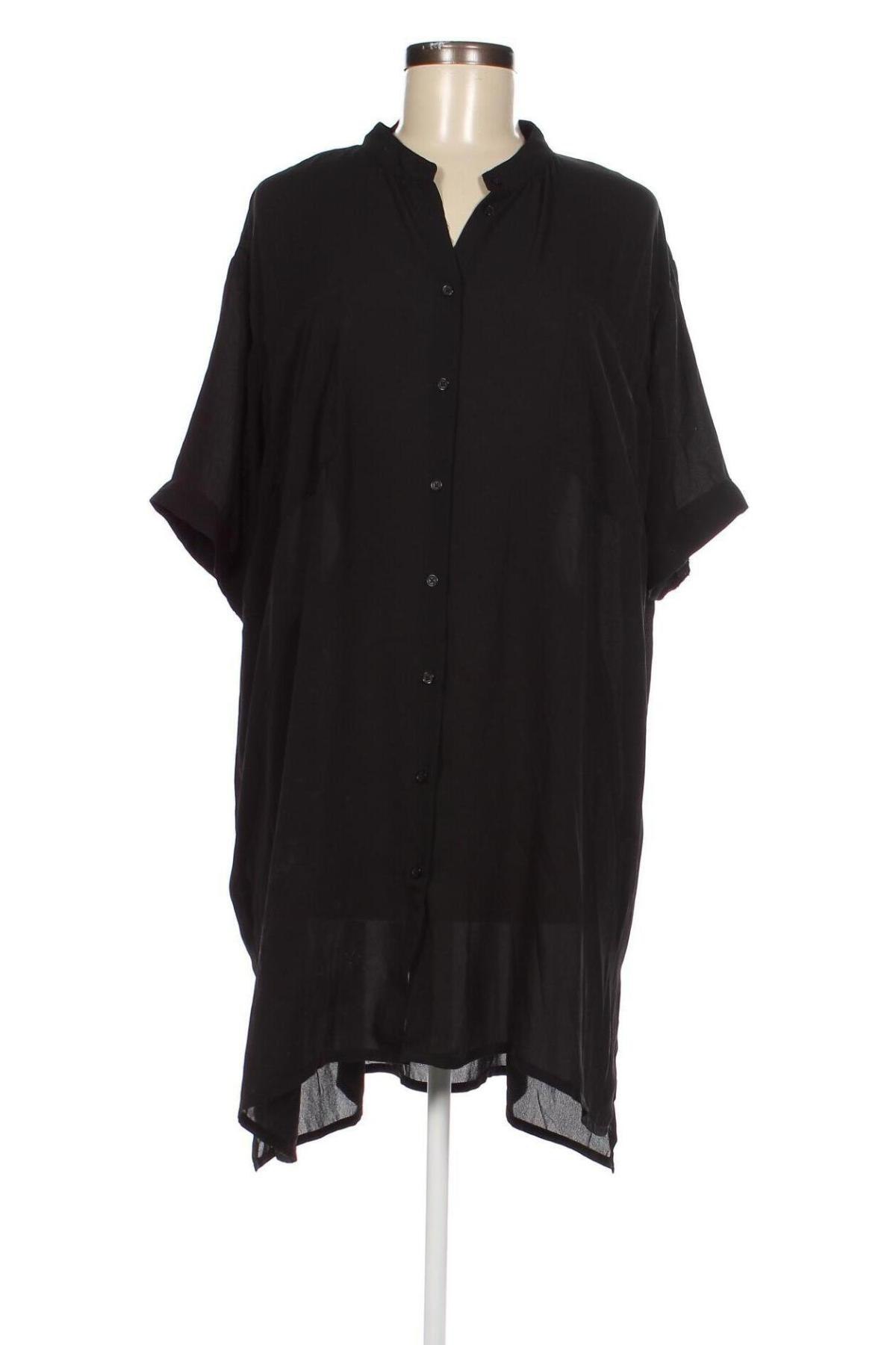 Γυναικείο πουκάμισο VRS, Μέγεθος XXL, Χρώμα Μαύρο, Τιμή 15,46 €
