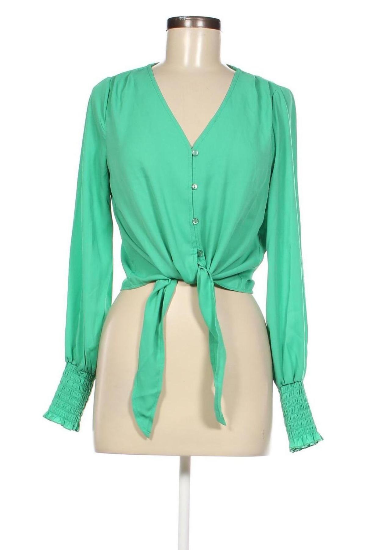 Дамска риза Vero Moda, Размер S, Цвят Зелен, Цена 40,00 лв.