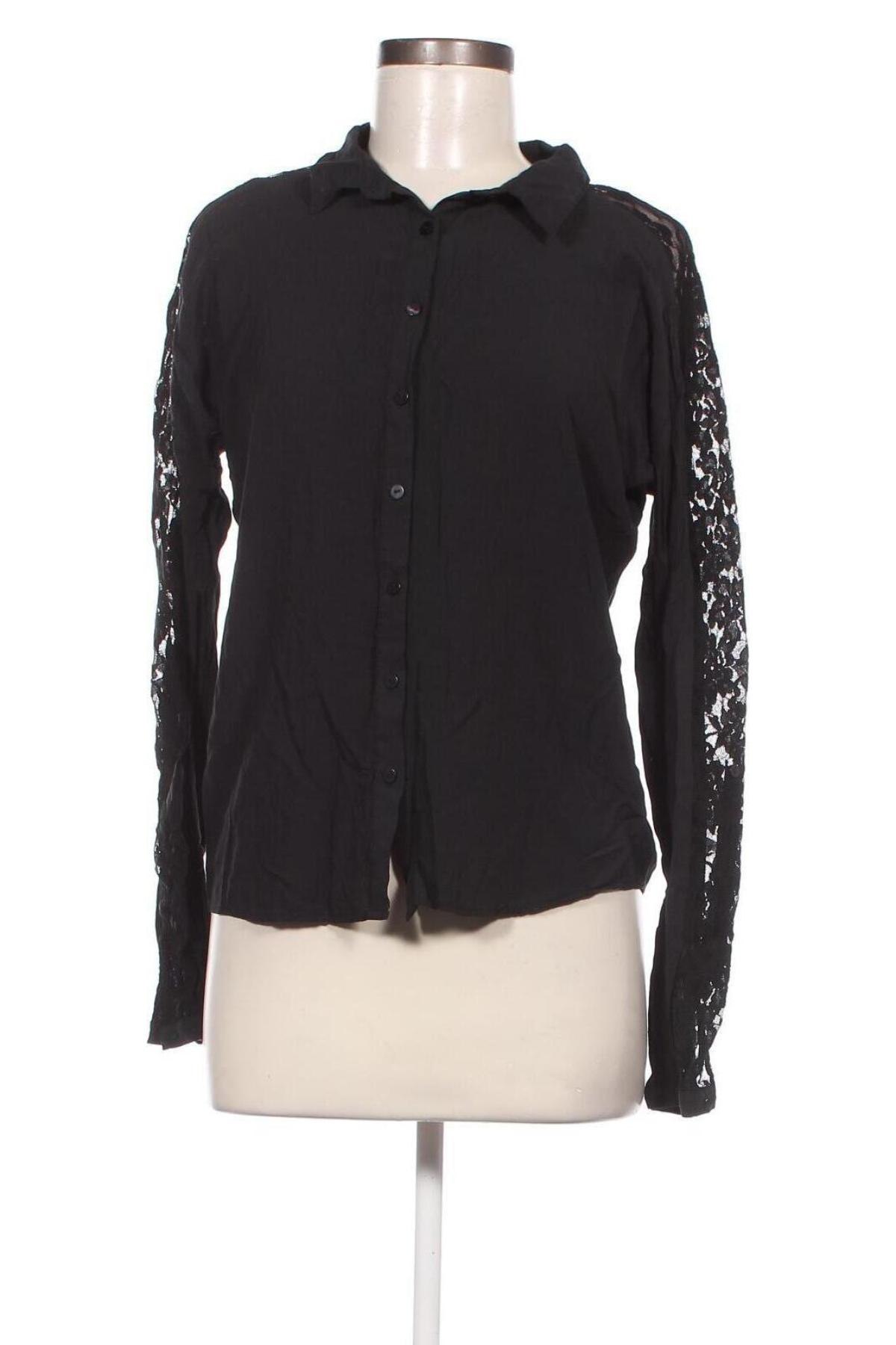 Γυναικείο πουκάμισο Vero Moda, Μέγεθος M, Χρώμα Μαύρο, Τιμή 2,30 €