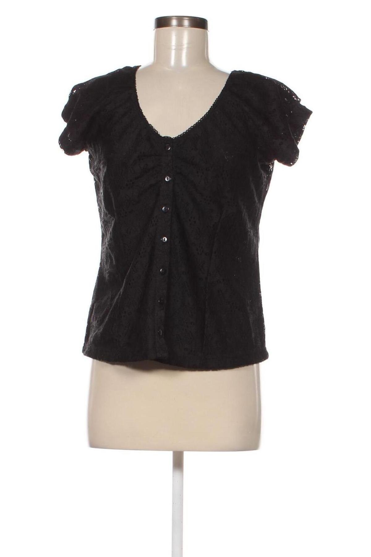 Γυναικείο πουκάμισο Woodpecker, Μέγεθος M, Χρώμα Μαύρο, Τιμή 6,18 €