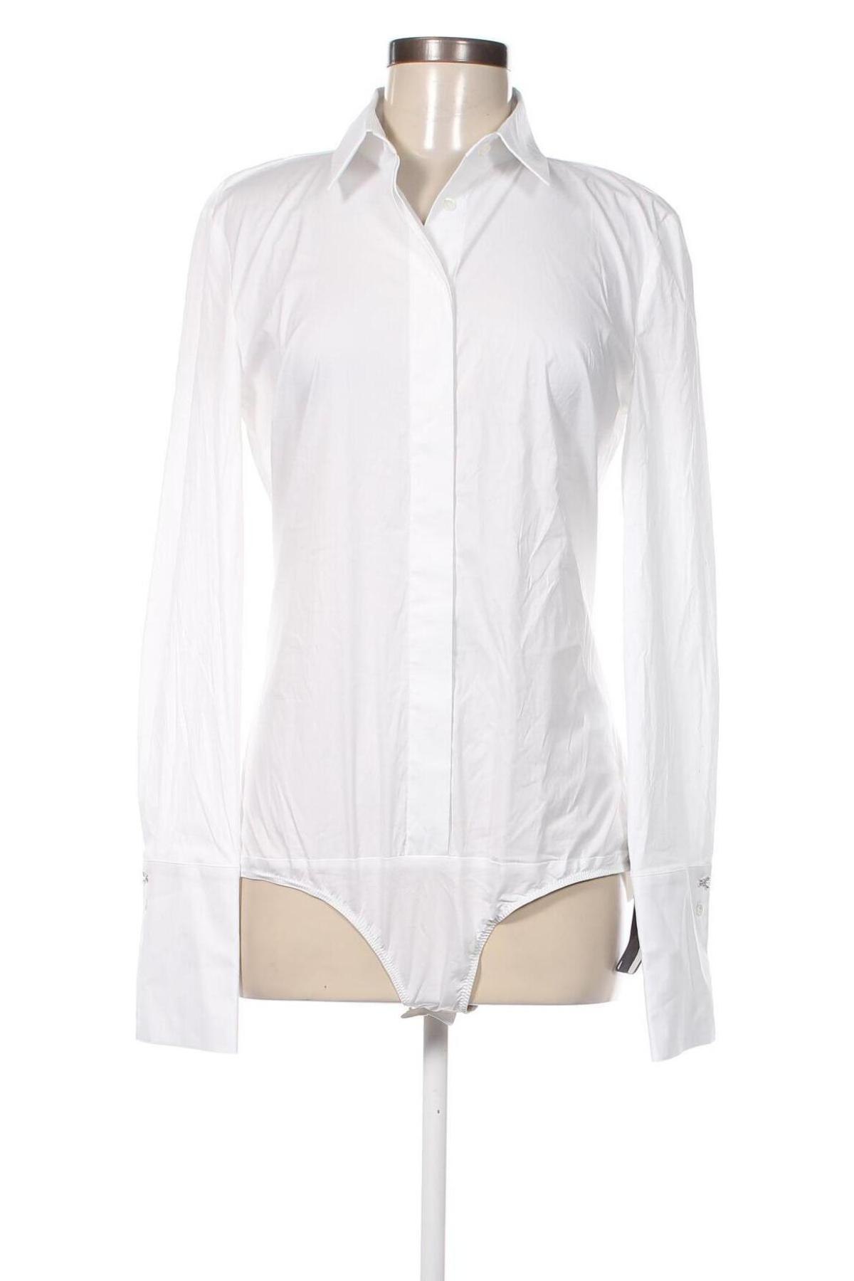 Дамска риза-боди Patrizia Pepe, Размер XL, Цвят Бял, Цена 222,00 лв.