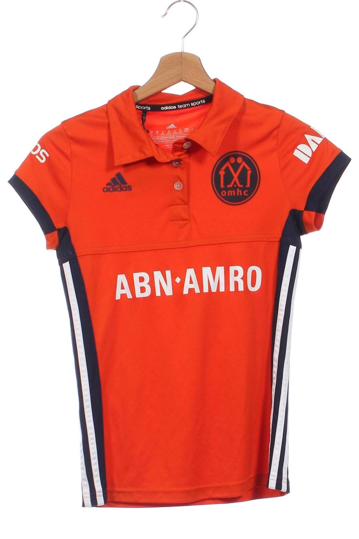 Γυναικείο t-shirt Adidas, Μέγεθος XS, Χρώμα Πορτοκαλί, Τιμή 7,05 €