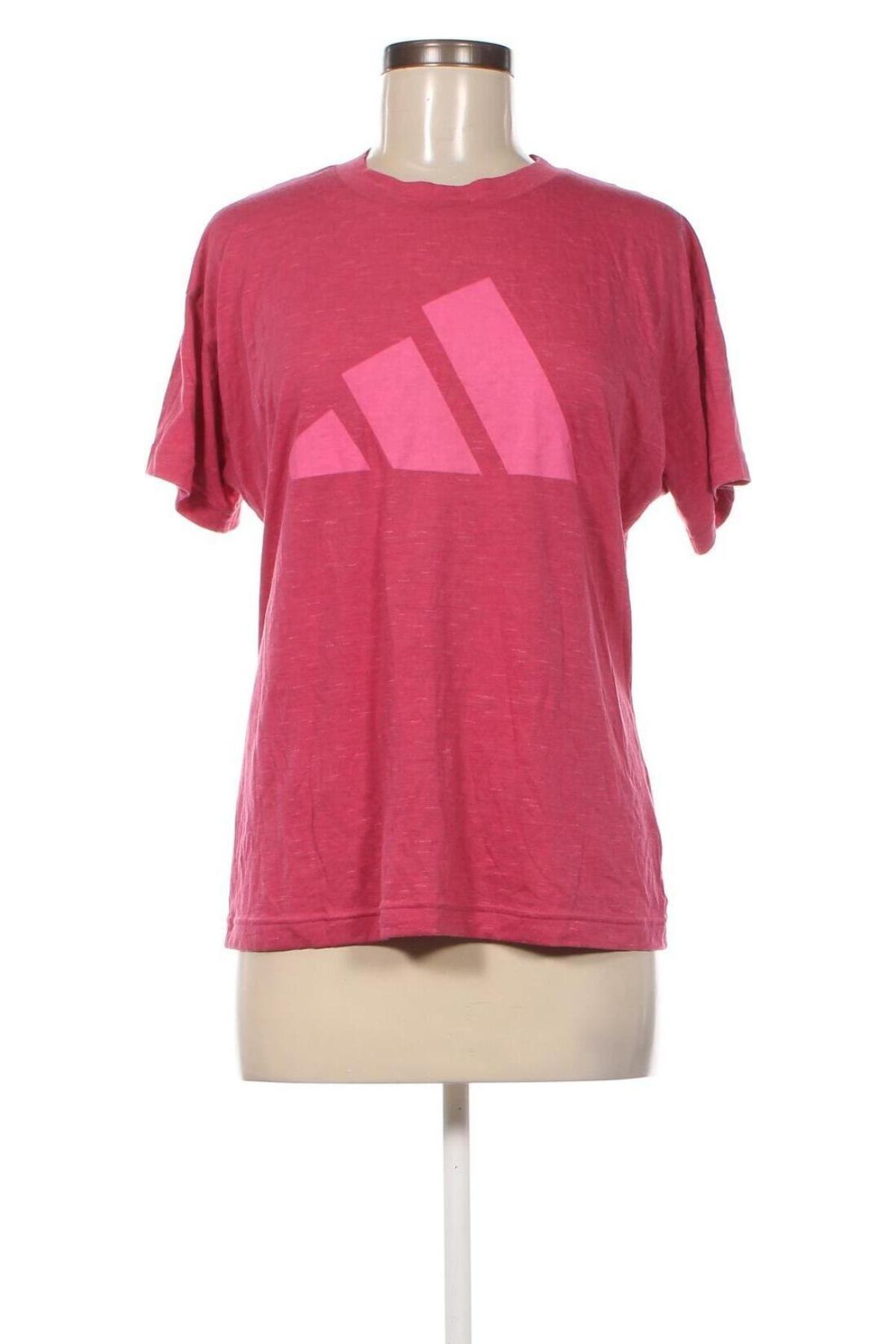 Дамска тениска Adidas, Размер M, Цвят Розов, Цена 58,00 лв.