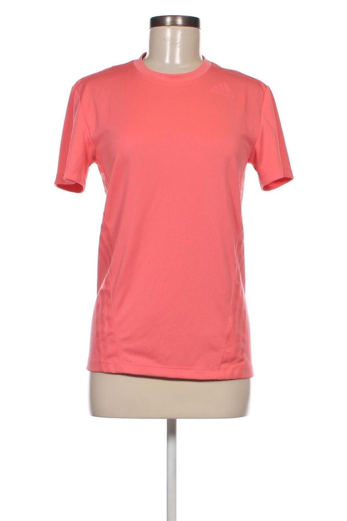 Γυναικείο t-shirt Adidas, Μέγεθος S, Χρώμα Πορτοκαλί, Τιμή 12,37 €