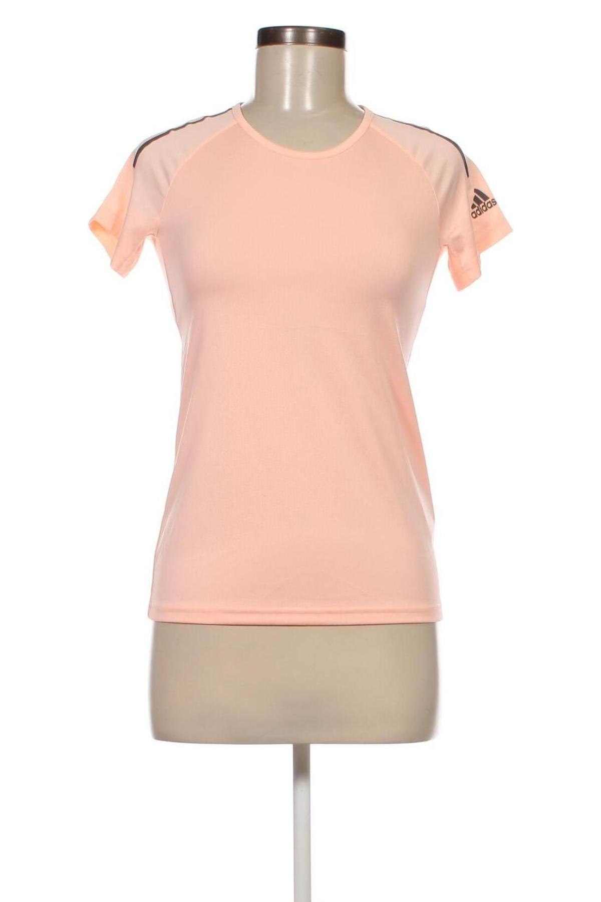 Дамска тениска Adidas, Размер L, Цвят Оранжев, Цена 20,00 лв.