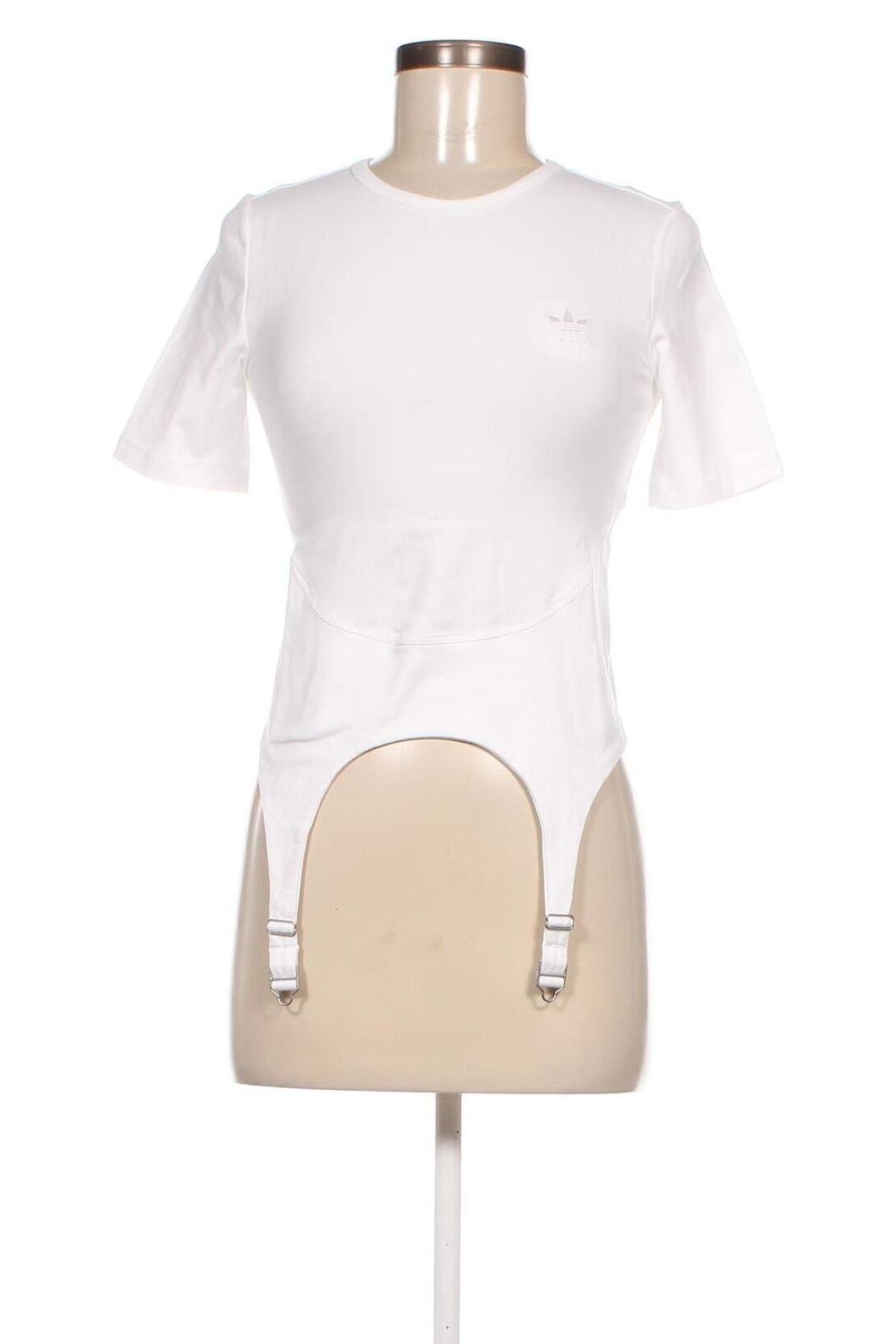 Γυναικείο t-shirt Adidas Originals, Μέγεθος XS, Χρώμα Λευκό, Τιμή 10,17 €