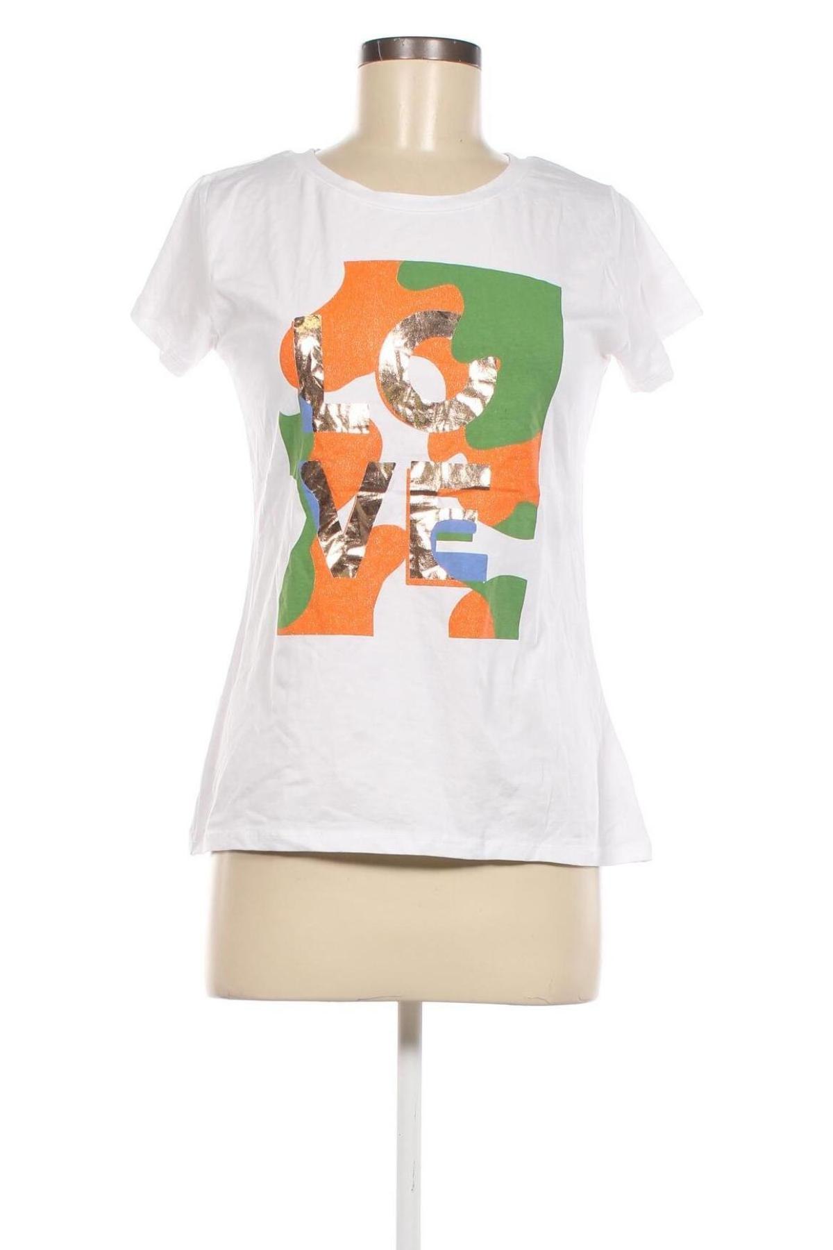 Γυναικείο t-shirt Altamira, Μέγεθος S, Χρώμα Λευκό, Τιμή 8,04 €