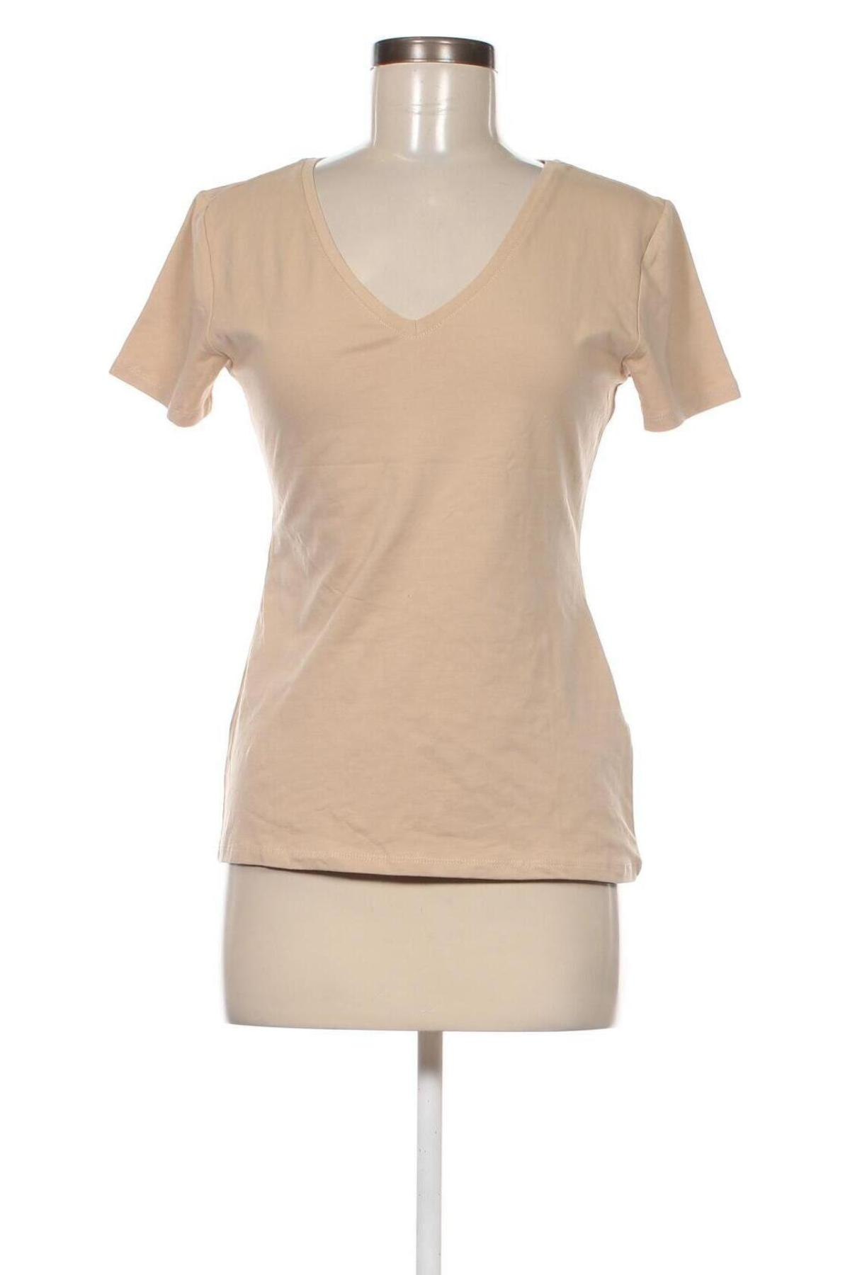 Damen T-Shirt Amisu, Größe L, Farbe Beige, Preis 9,05 €