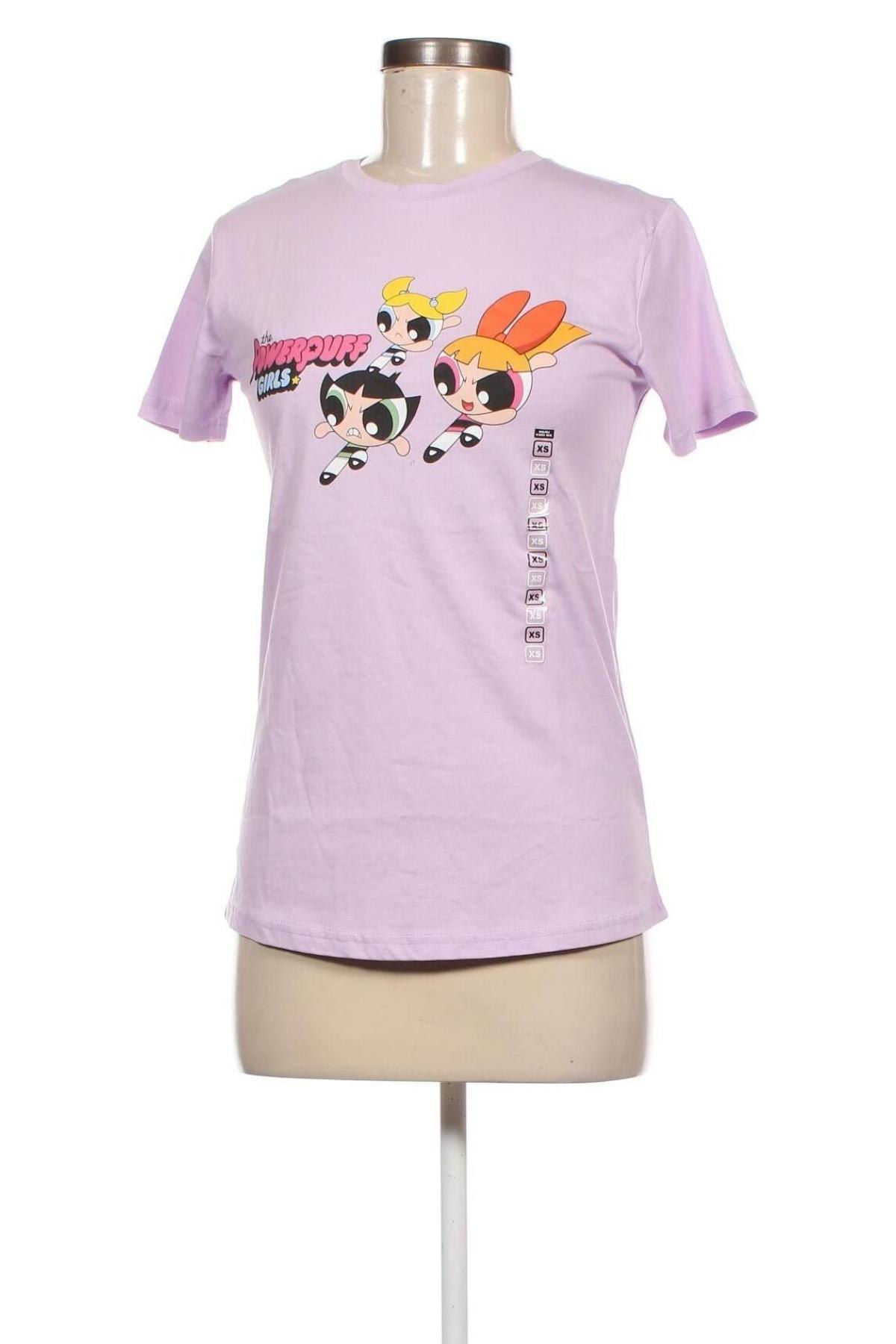 Γυναικείο t-shirt Cartoon Network, Μέγεθος XS, Χρώμα Βιολετί, Τιμή 17,01 €