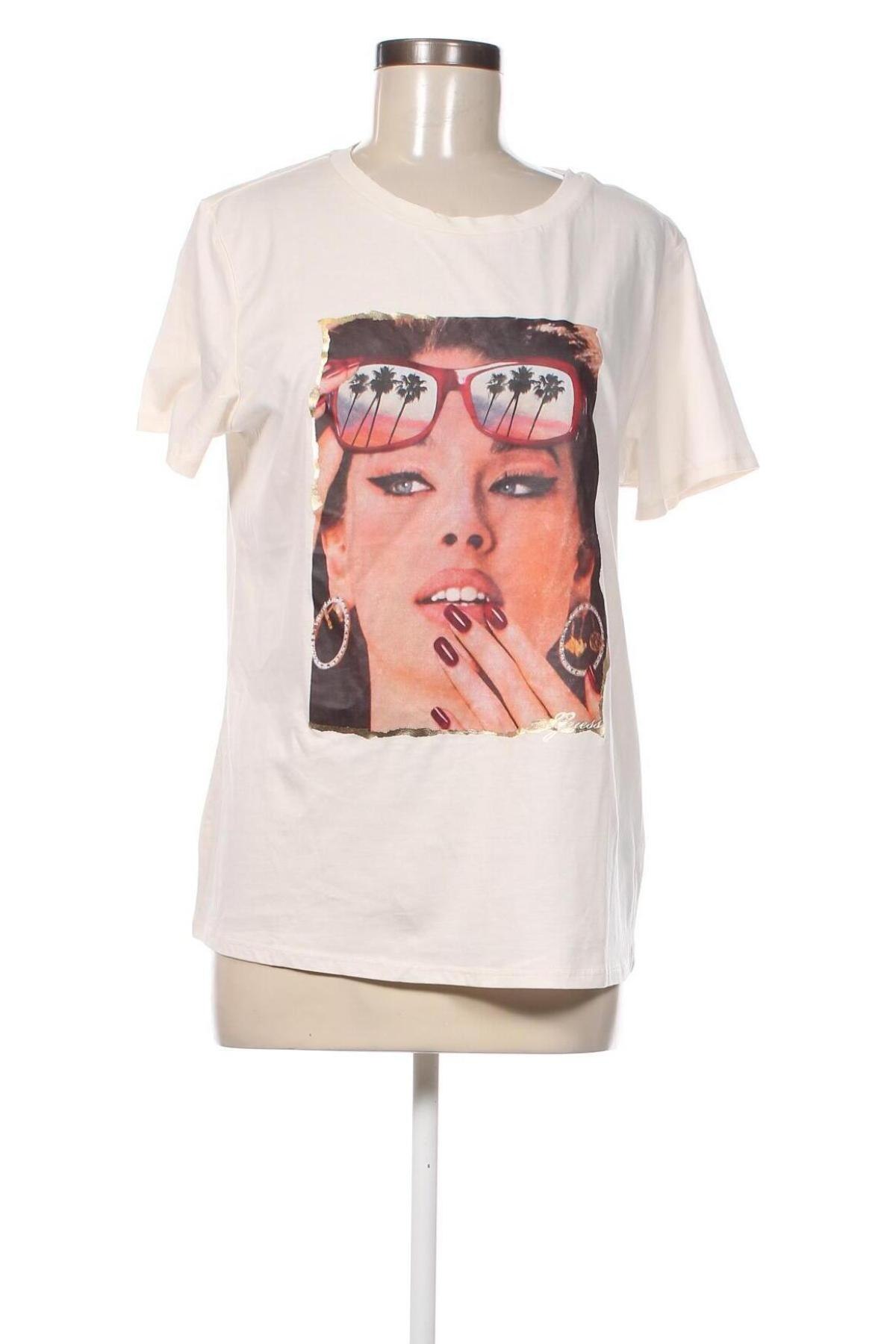 Γυναικείο t-shirt Guess, Μέγεθος L, Χρώμα Ρόζ , Τιμή 32,47 €