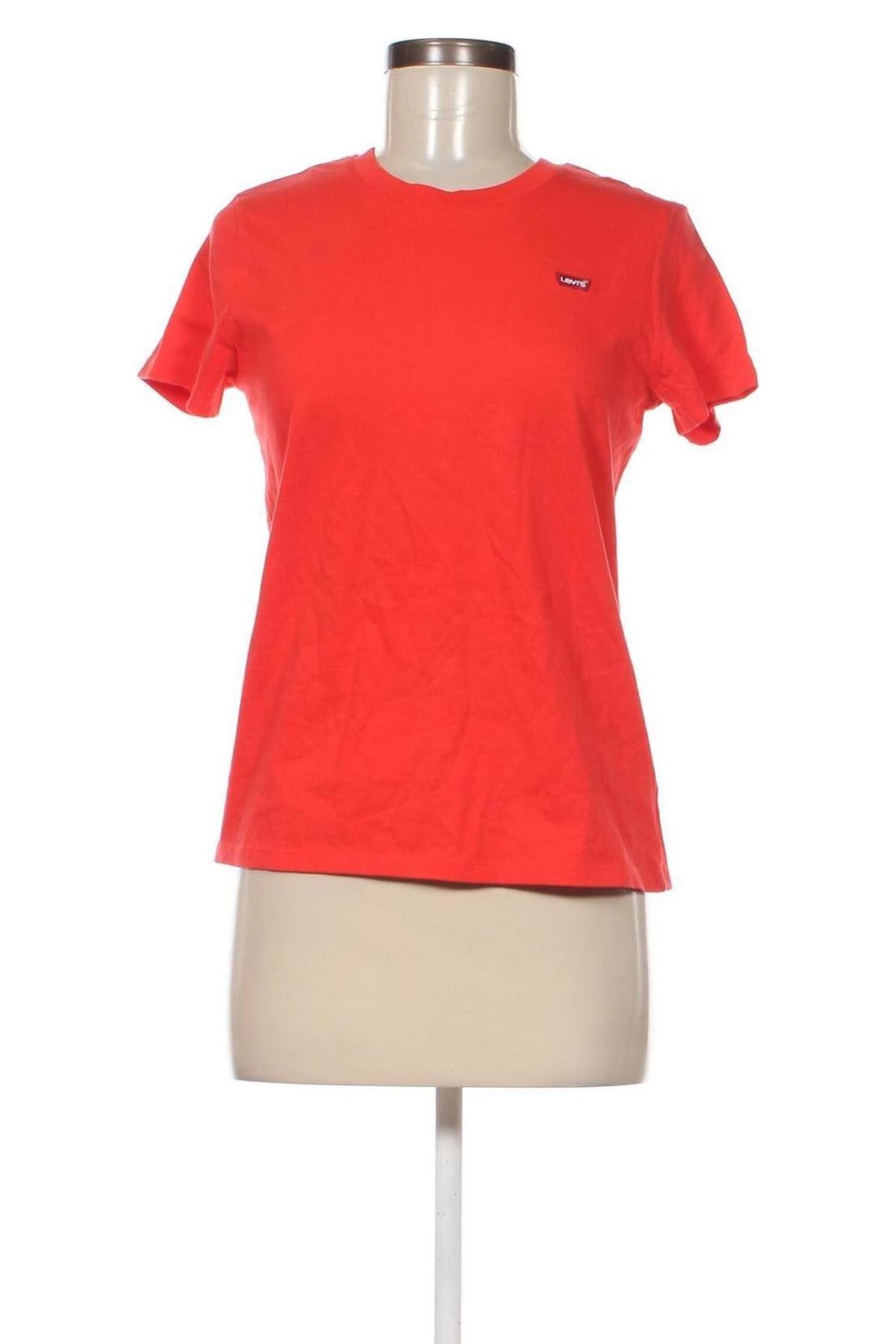 Γυναικείο t-shirt Levi's, Μέγεθος S, Χρώμα Κόκκινο, Τιμή 35,88 €