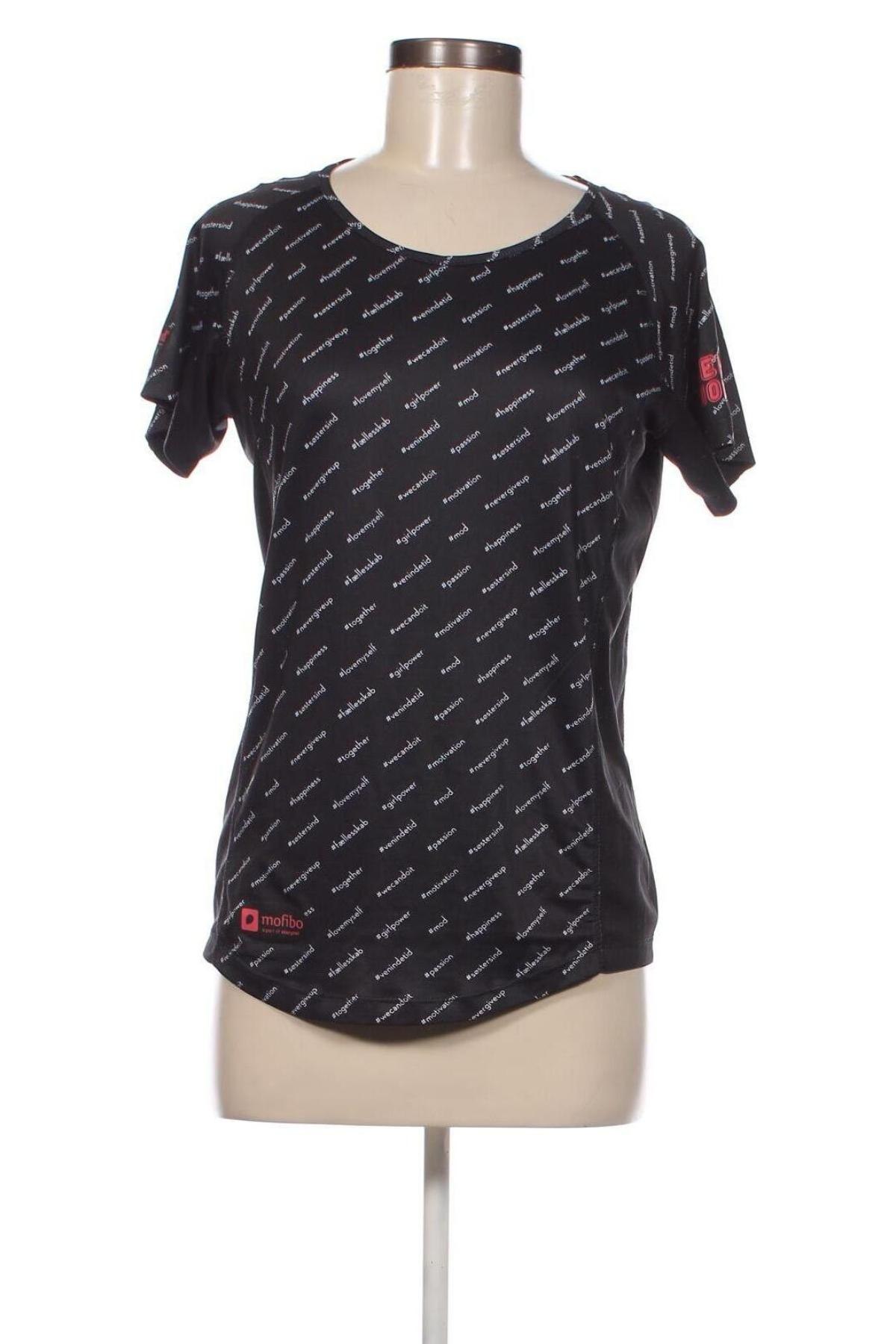 Γυναικείο t-shirt Munthe, Μέγεθος S, Χρώμα Μαύρο, Τιμή 2,52 €