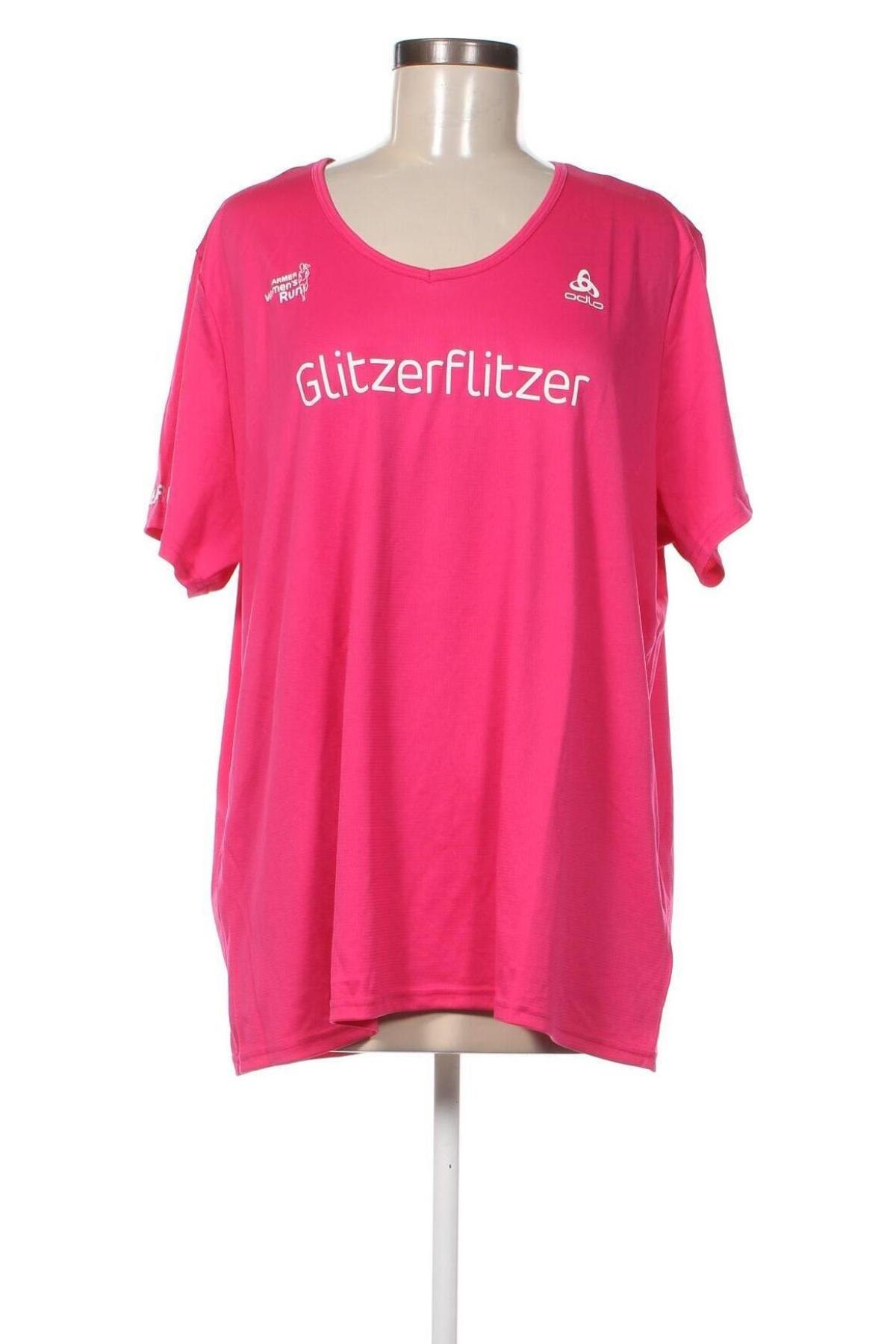 Γυναικείο t-shirt Odlo, Μέγεθος XXL, Χρώμα Ρόζ , Τιμή 20,40 €