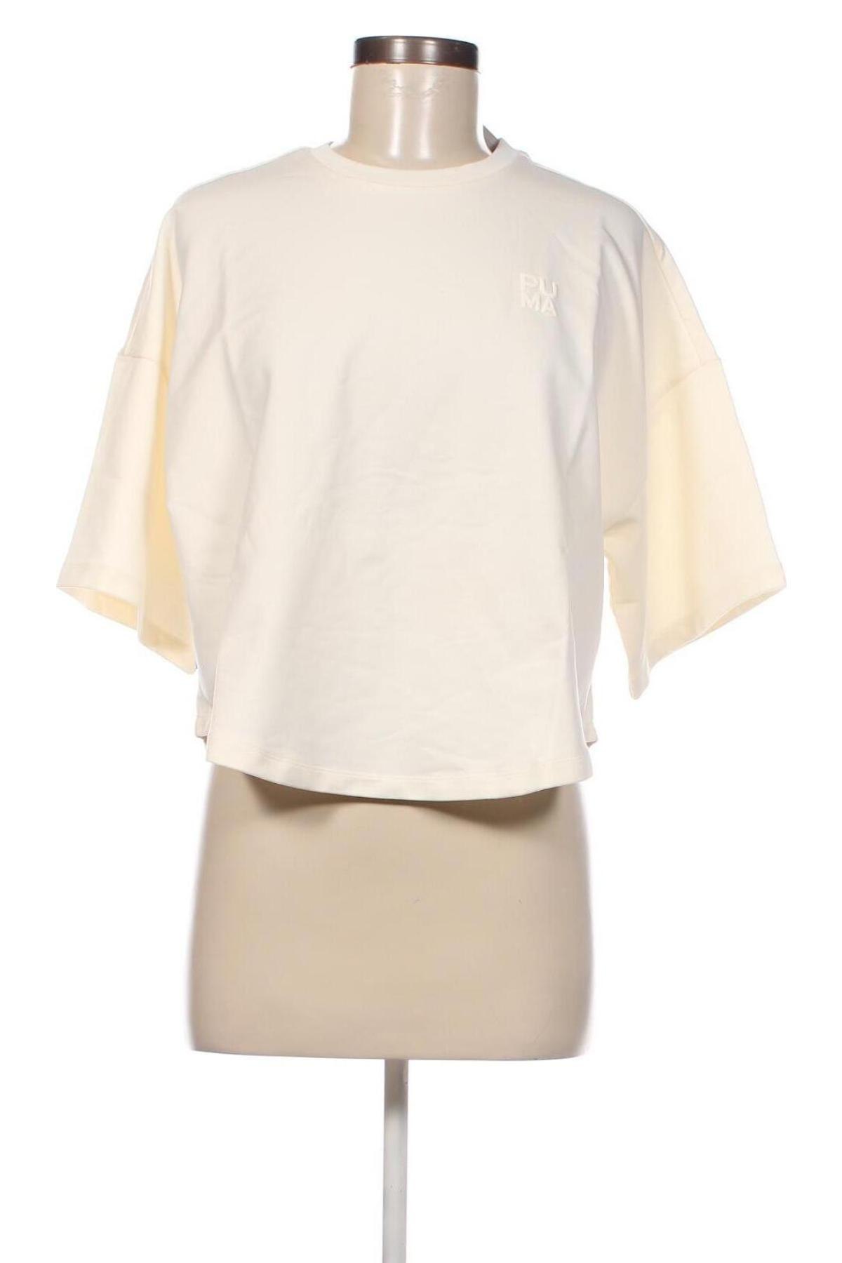Дамска тениска PUMA, Размер XS, Цвят Екрю, Цена 58,00 лв.