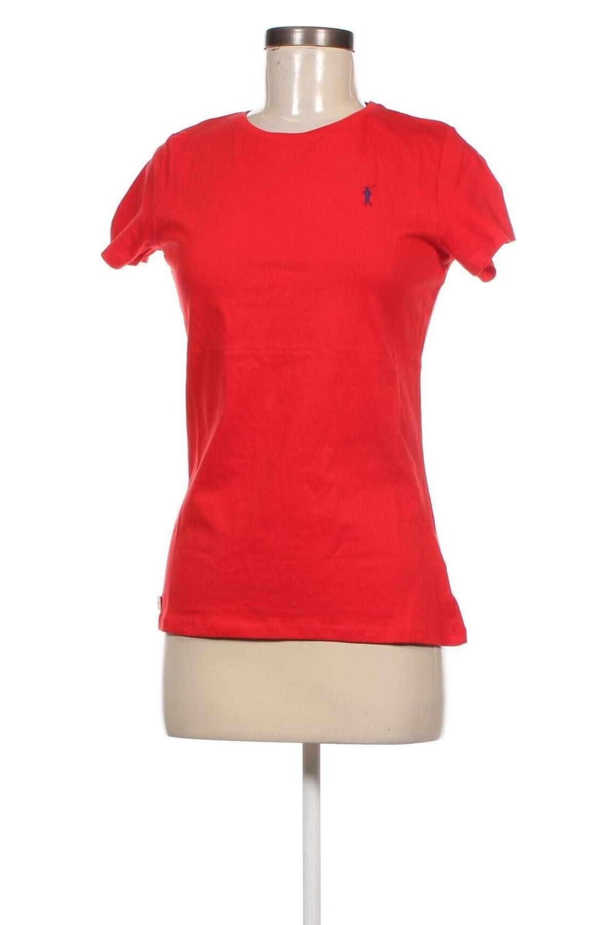 Γυναικείο t-shirt Polo Club, Μέγεθος M, Χρώμα Κόκκινο, Τιμή 29,90 €