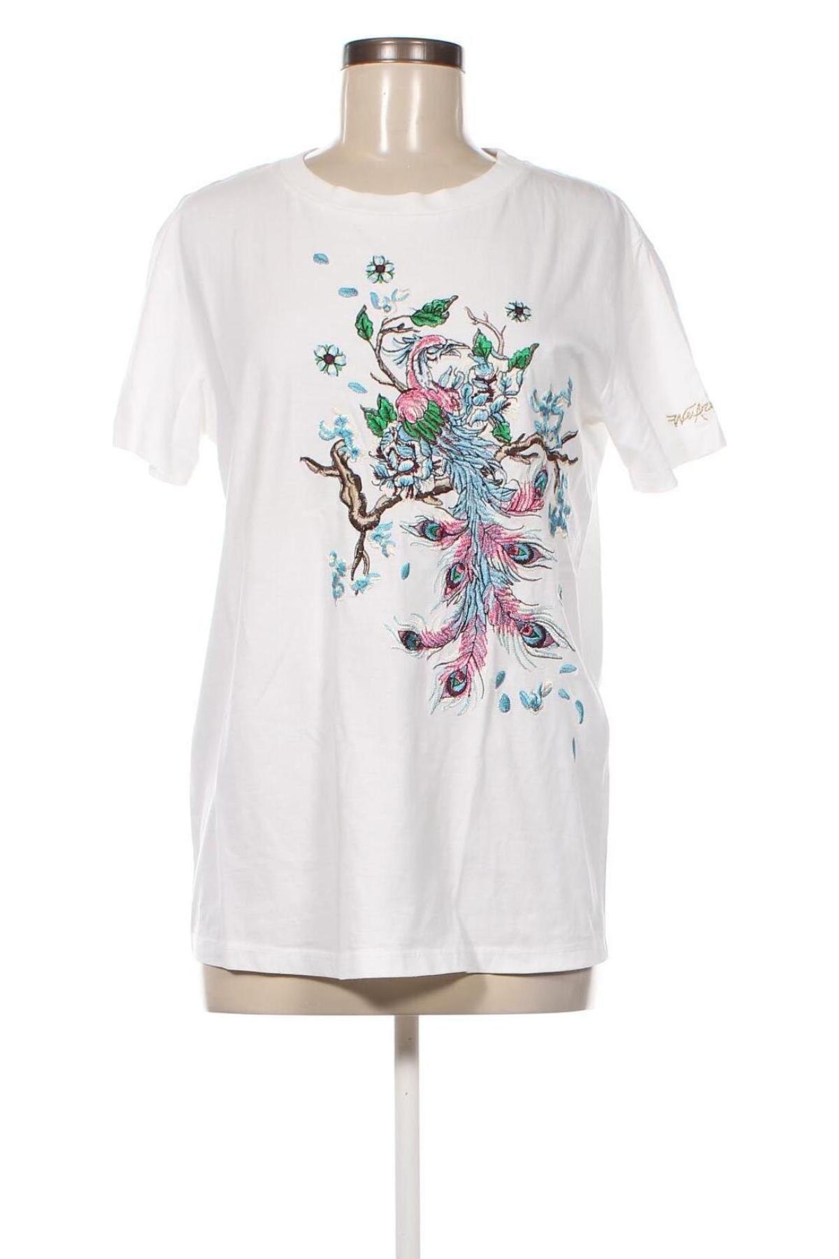 Damen T-Shirt WE ARE REPLAY, Größe XS, Farbe Weiß, Preis 60,31 €